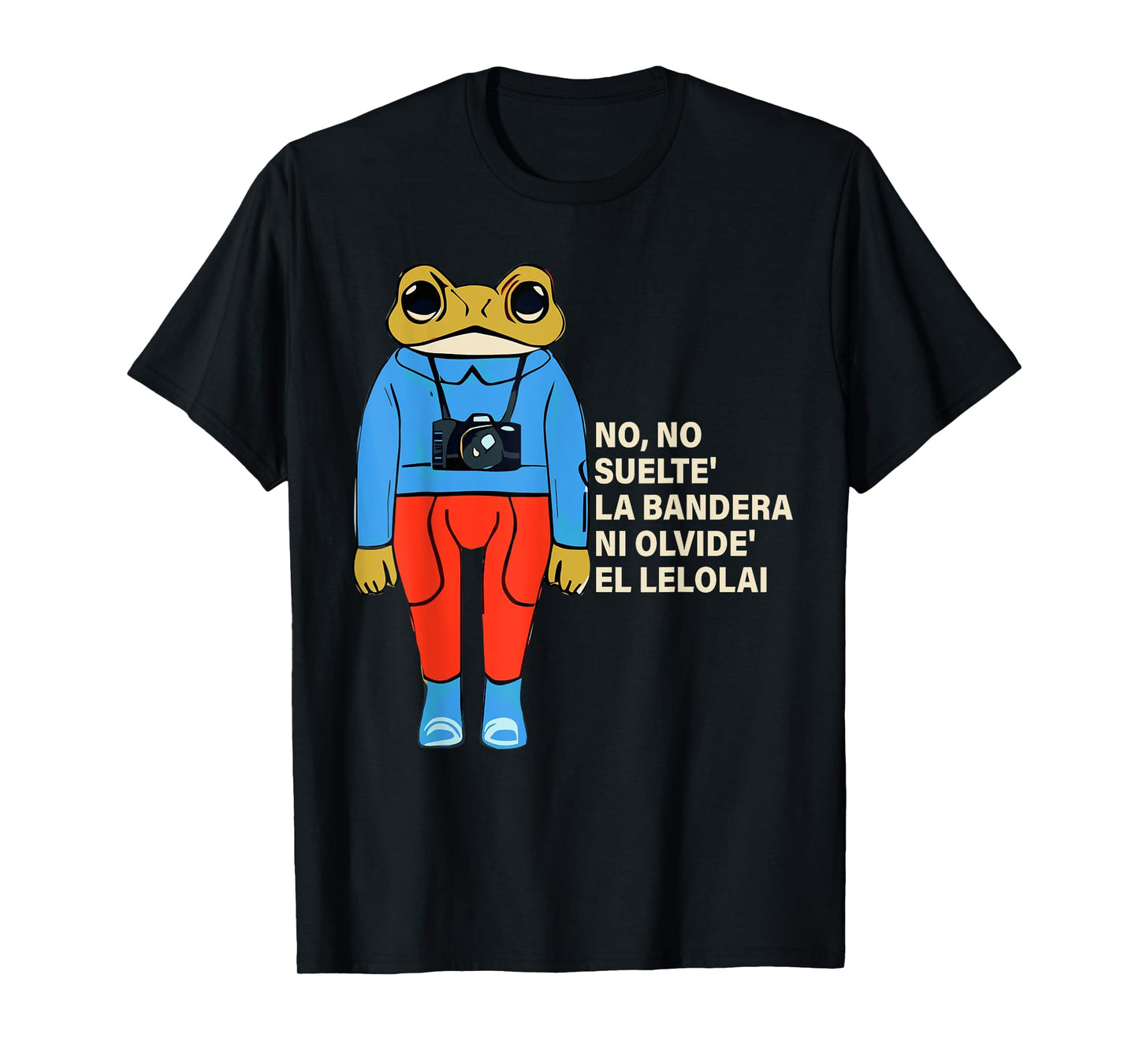 Retro DeBi Frog TiRAR Funny MaS FOToS For Men Women T-Shirt