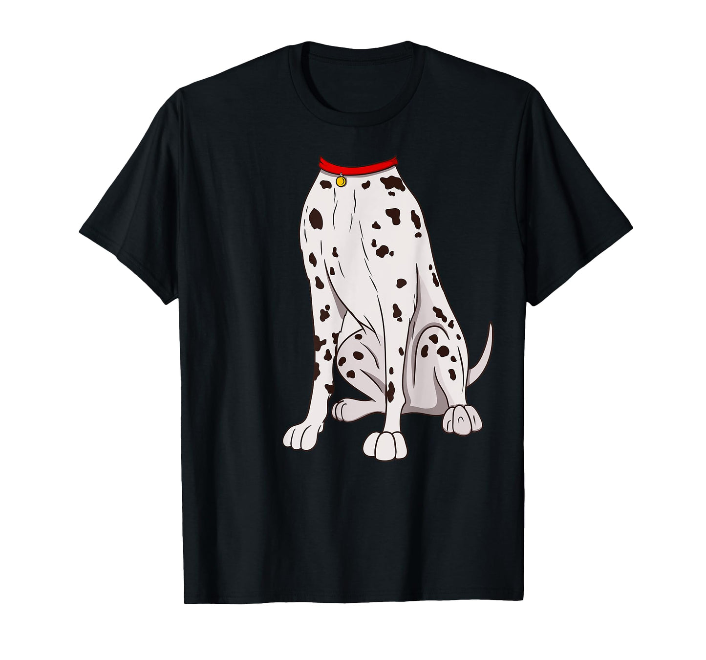 Dalmatian Costume T-Shirt for Halloween Dog Animal Cosplay Men Women Girls Kids T-Shirt
