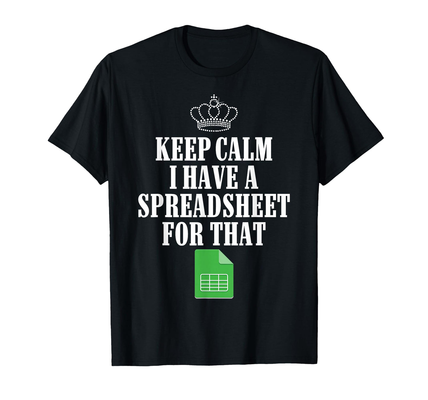 Funny Accounting Art for Men Women Spreadsheets Accountant T-Shirt