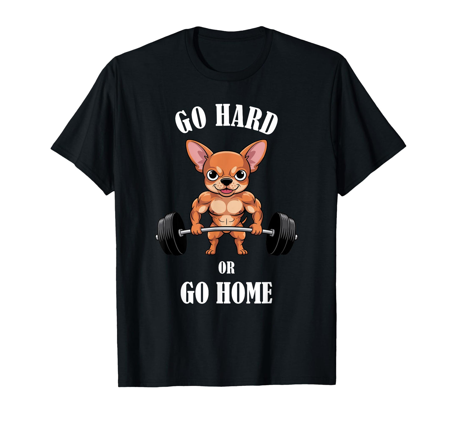 Chihuahua Gym Shirt Chihuahua Training Weightlifting Fitness T-Shirt