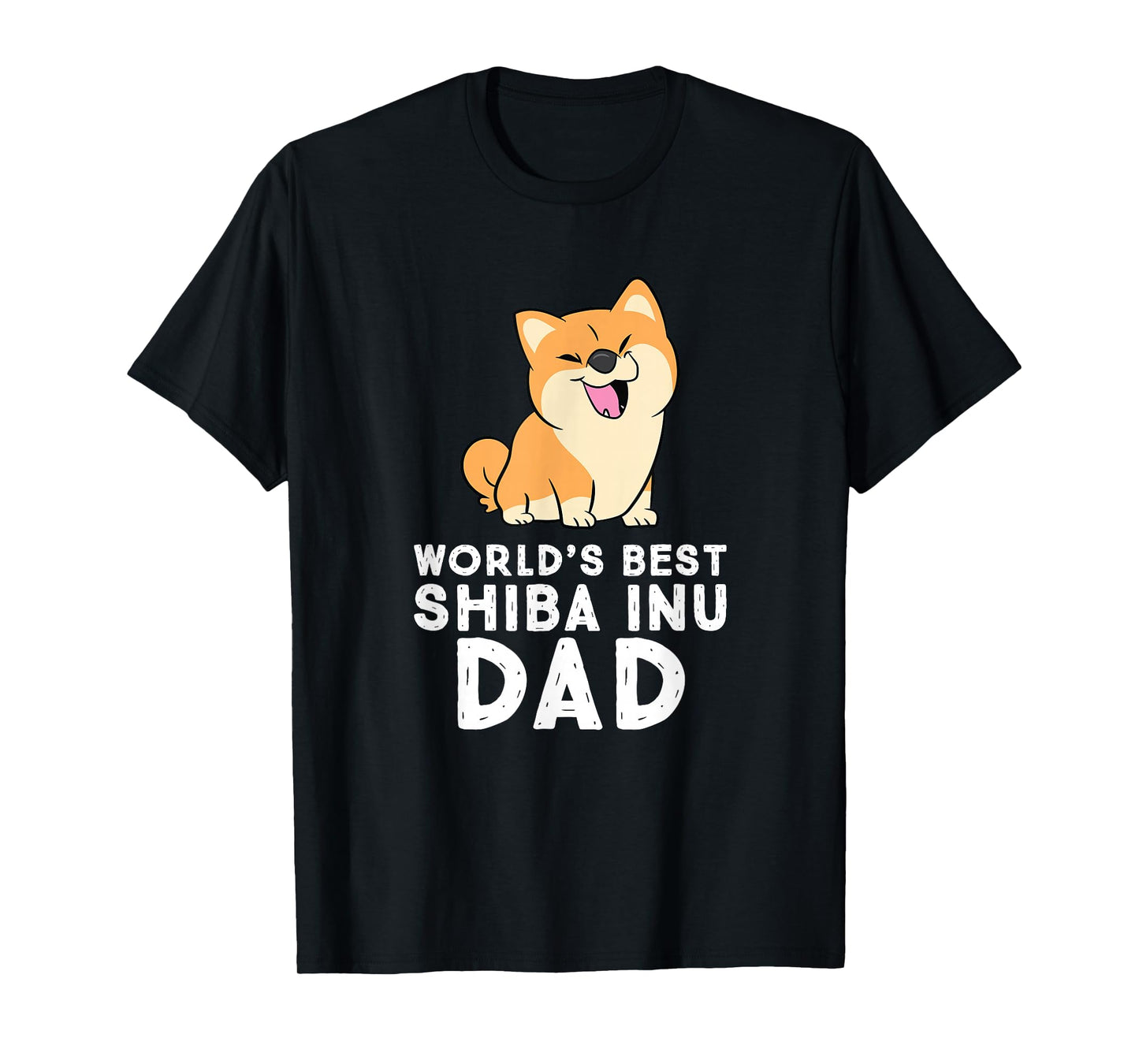 World's Best Shiba Inu Dad Dog Shiba Dad T-Shirt