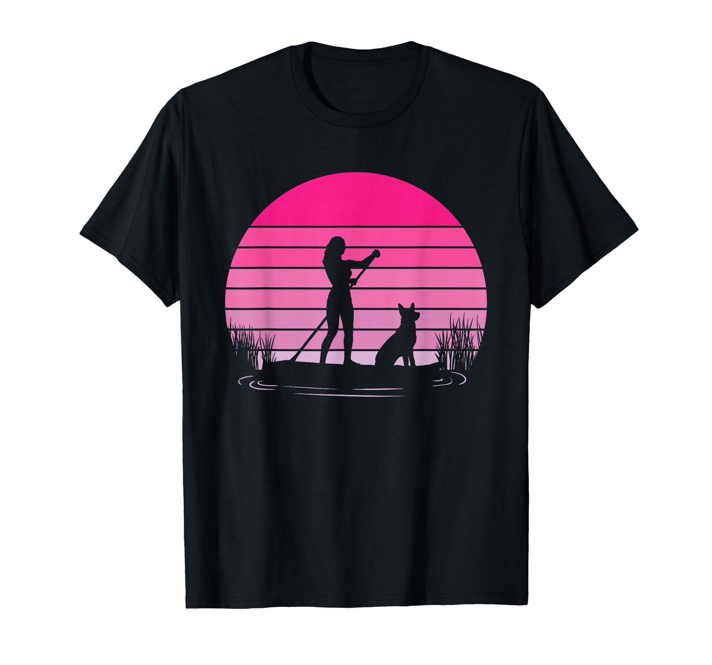 Paddleboarding Dog SUP Stand Up Paddle Board T-Shirt