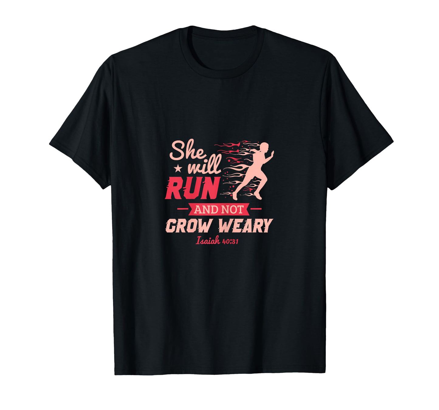 Funny She Will Run XC Cross Country Running Gift Men Women T-Shirt