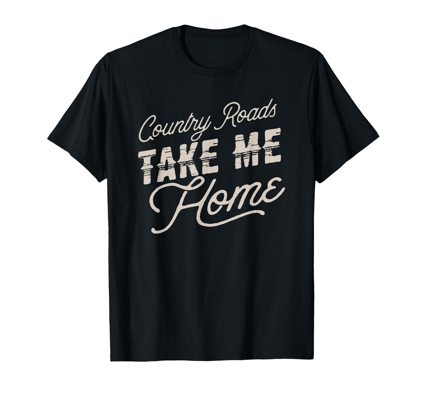 Vintage Country Roads Take me Home retro t-shirt T-Shirt