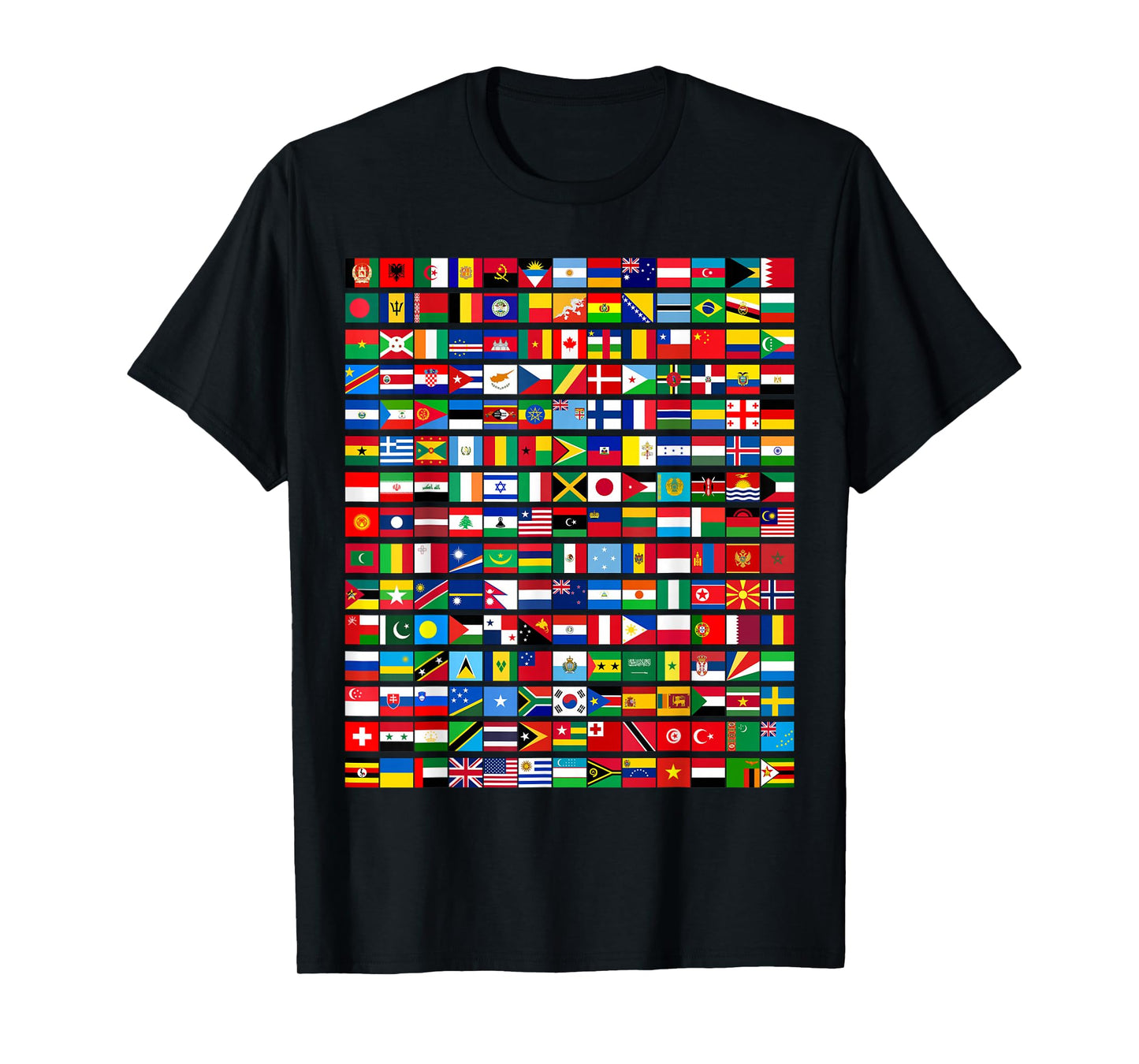 195 Flags Of All Countries in The World International Event T-Shirt