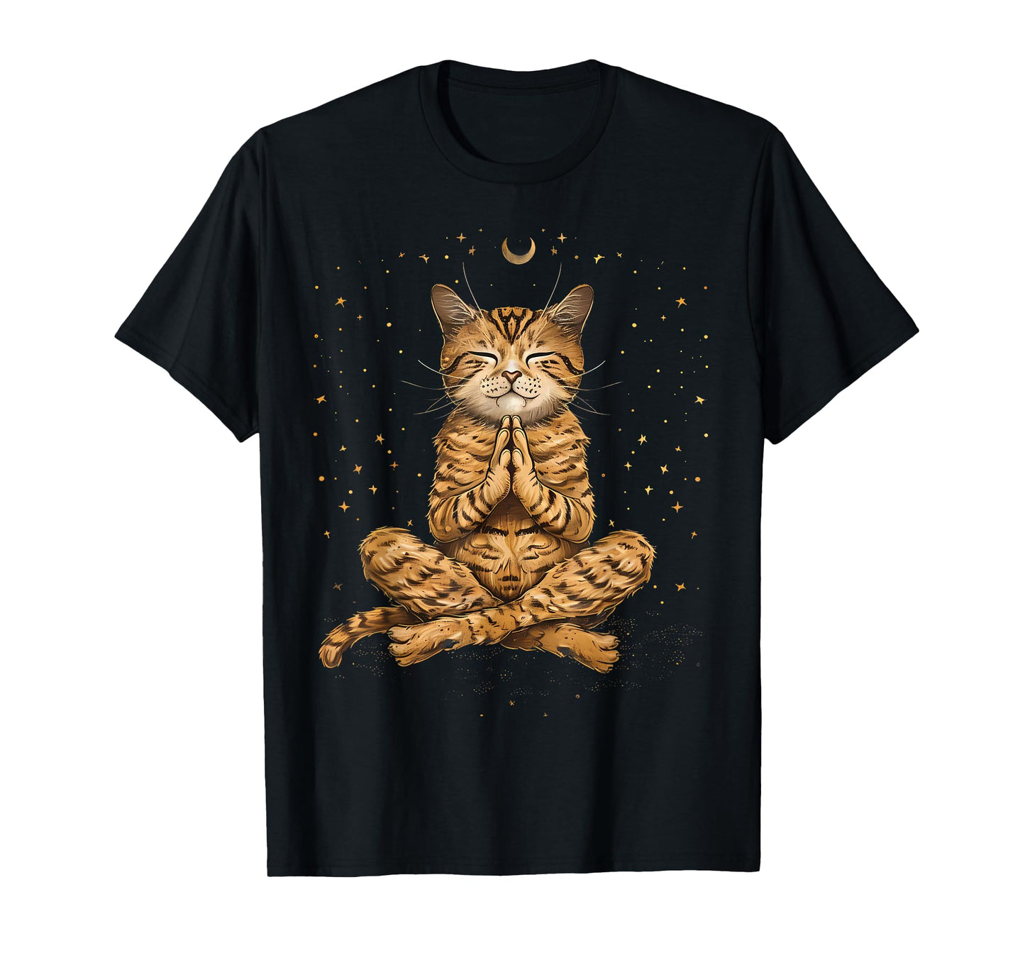 Cat Meditation Zen Buddha Spirituality Hindu Buddhist T-Shirt for Men Women Kids