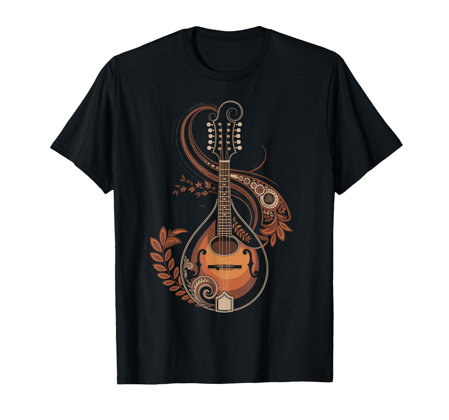 Vintage Mandolin Mandolinist Bluegrass Guitar Mandolin T-Shirt