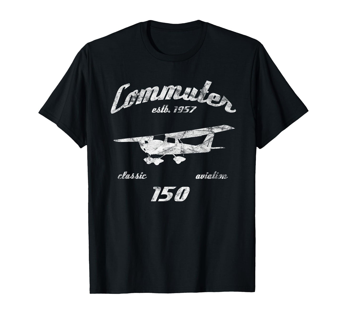 C150 Commuter Airplane C-150 Classic Aviation Vintage Pilot T-Shirt