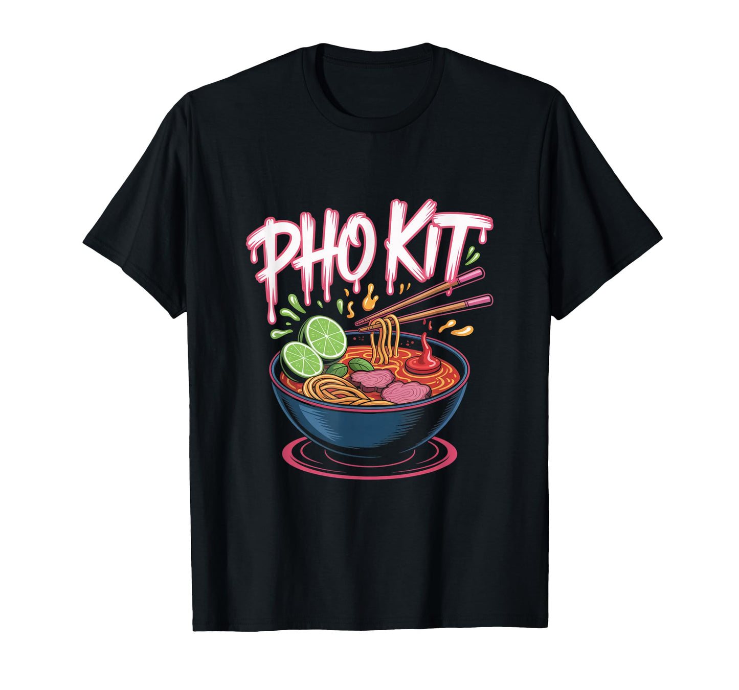 Pho Kit Soup Funny Pho Kit Vegan Pho Lover T-Shirt