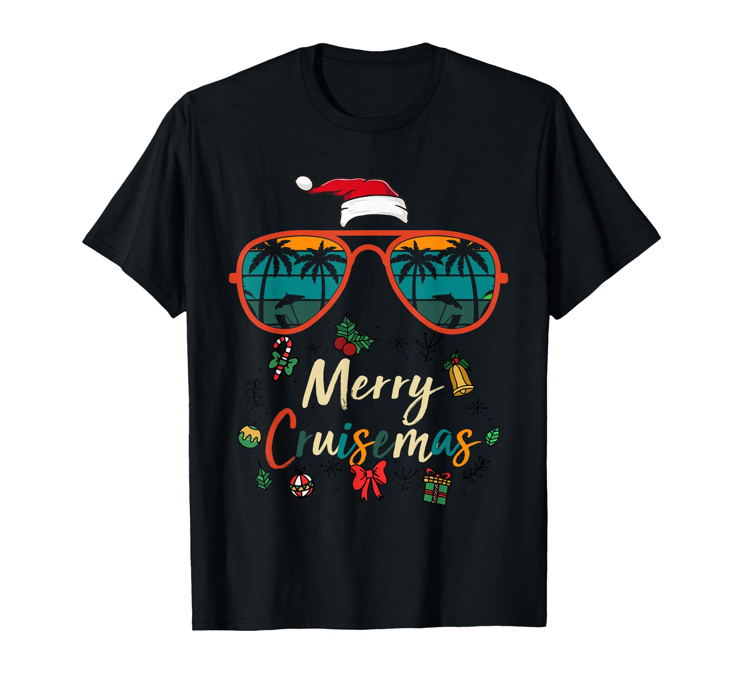 Merry Cruisemas 2025 Xmas Santa Reindeer Cruise Mas Day T-Shirt