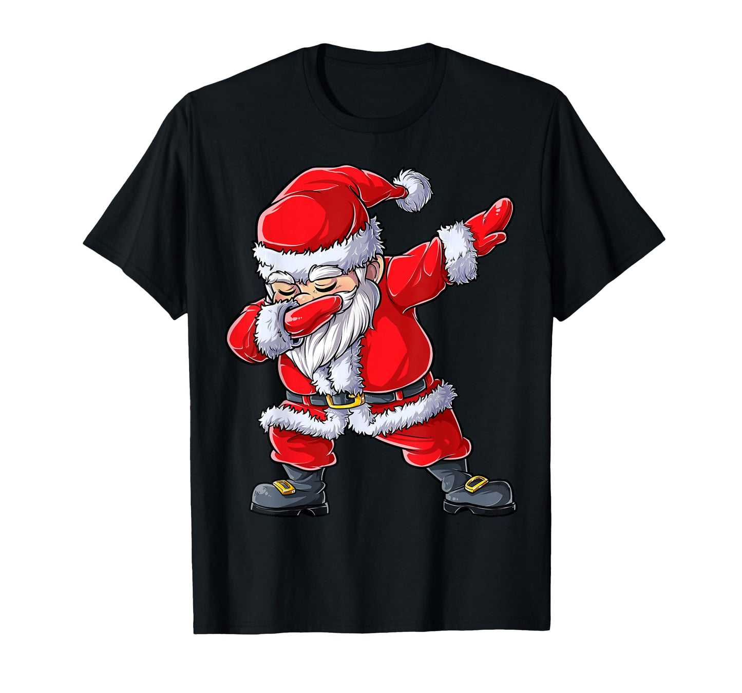 Dabbing Santa Claus Christmas Boys Men Funny Xmas Dab Dance T-Shirt