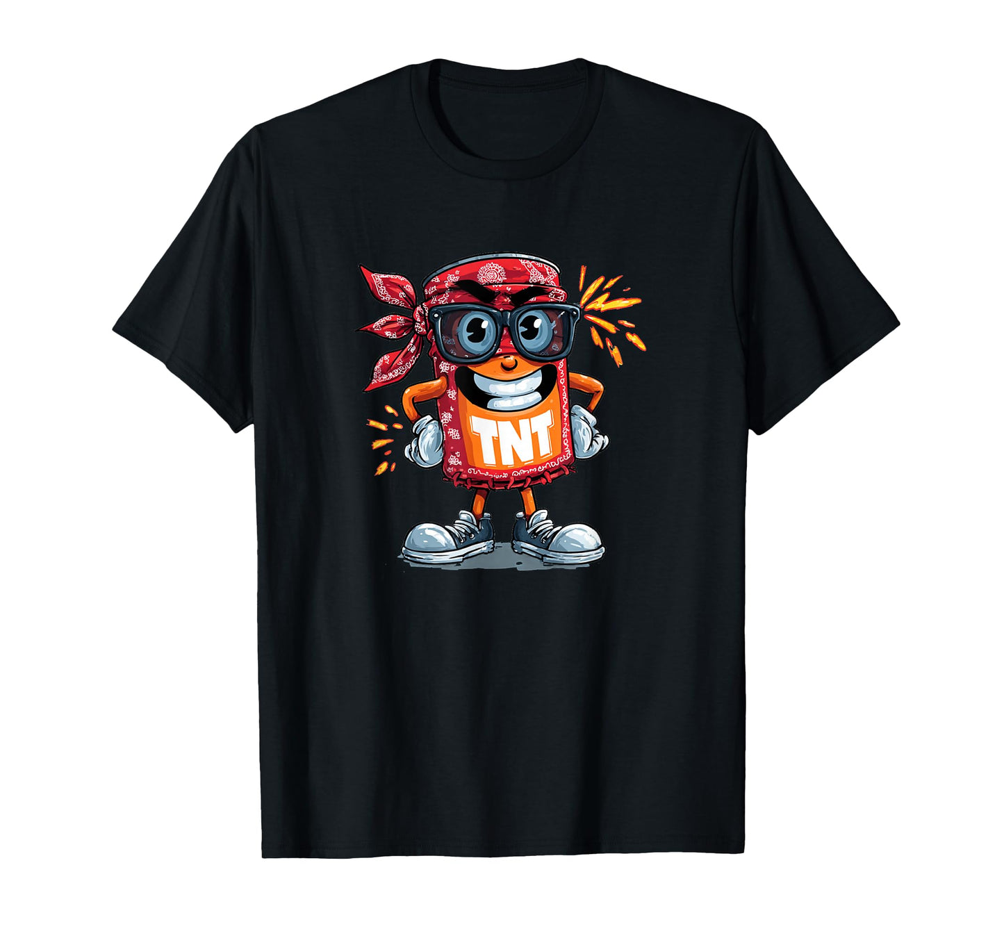 Awesome TNT Smiling with Sunglasses for Fireworks Lovers T-Shirt