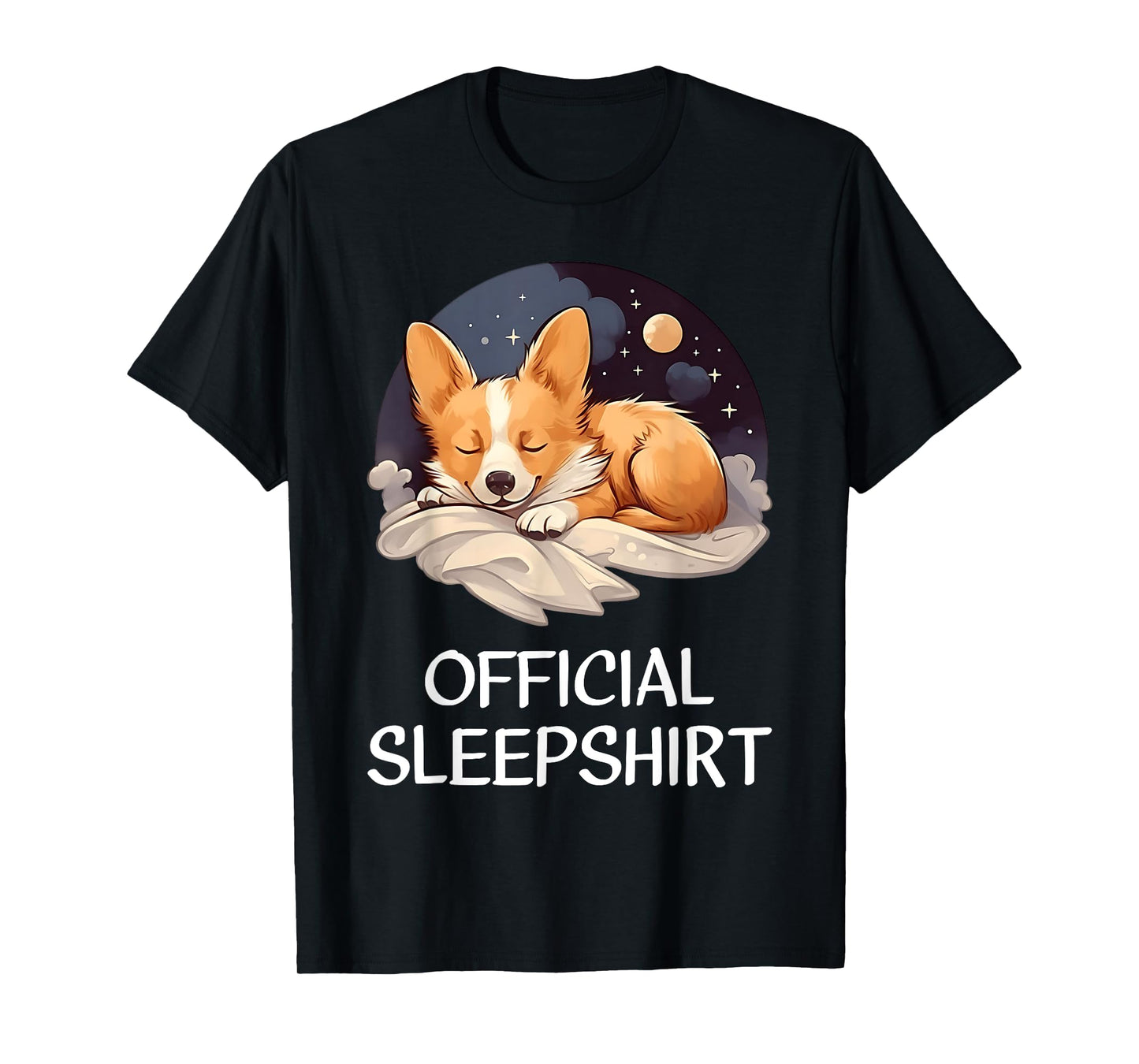 Official Sleep Shirt Corgi Nightshirt Pajama Sleepshirt T-Shirt