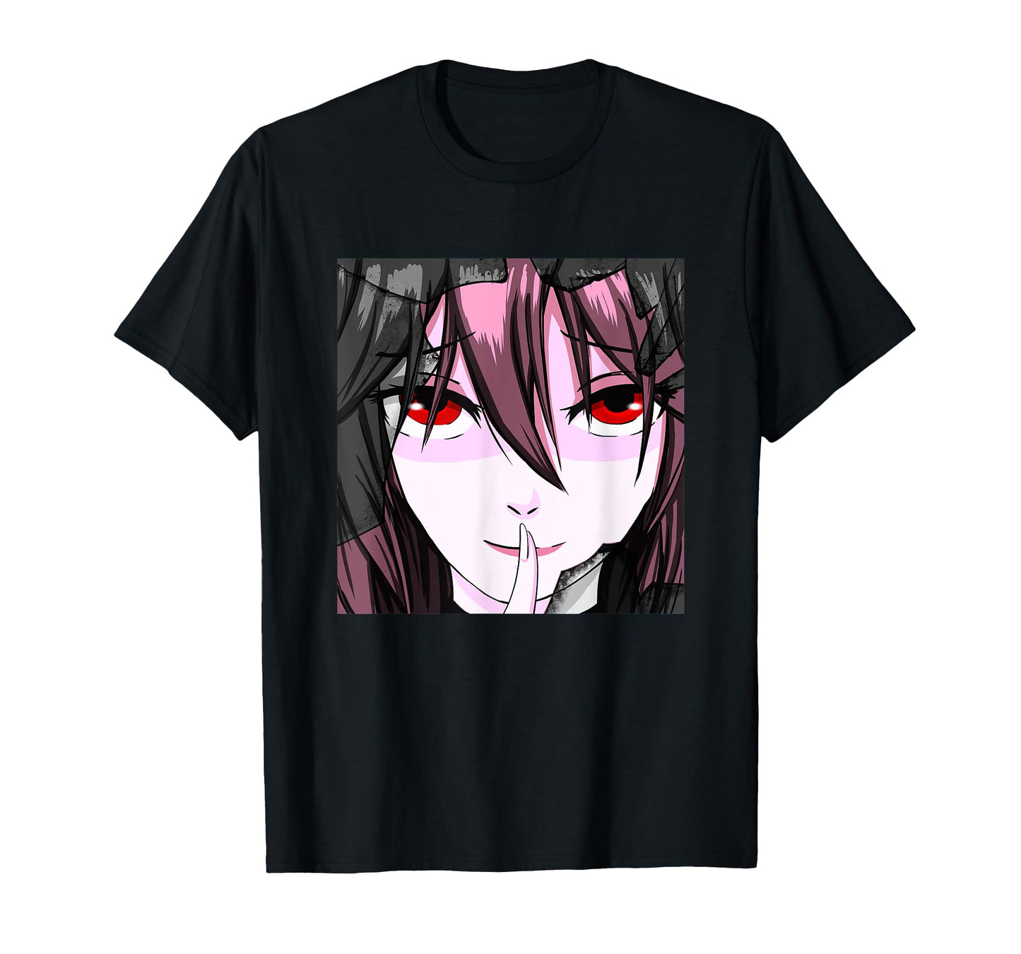 Smile of a Devil Angry Yandere Girlfriend Anime & Manga Meme T-Shirt