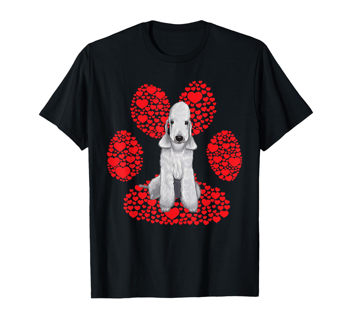 Bedlington Terrier Love Pata T-Shirt