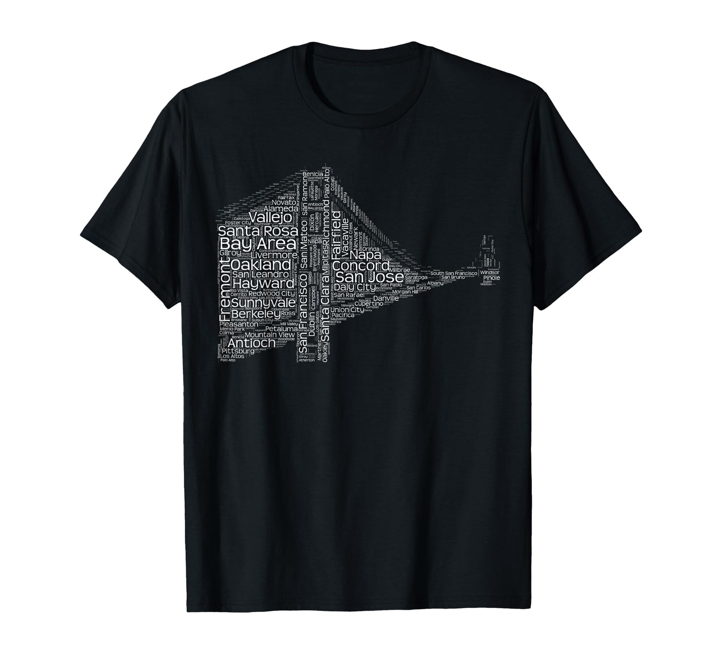 Cities of the Bay Area T-shirt T-Shirt