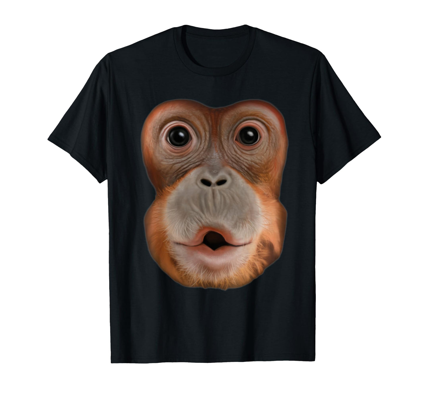 Monkey Stomach Funny Meme Ape Gorilla T-Shirt