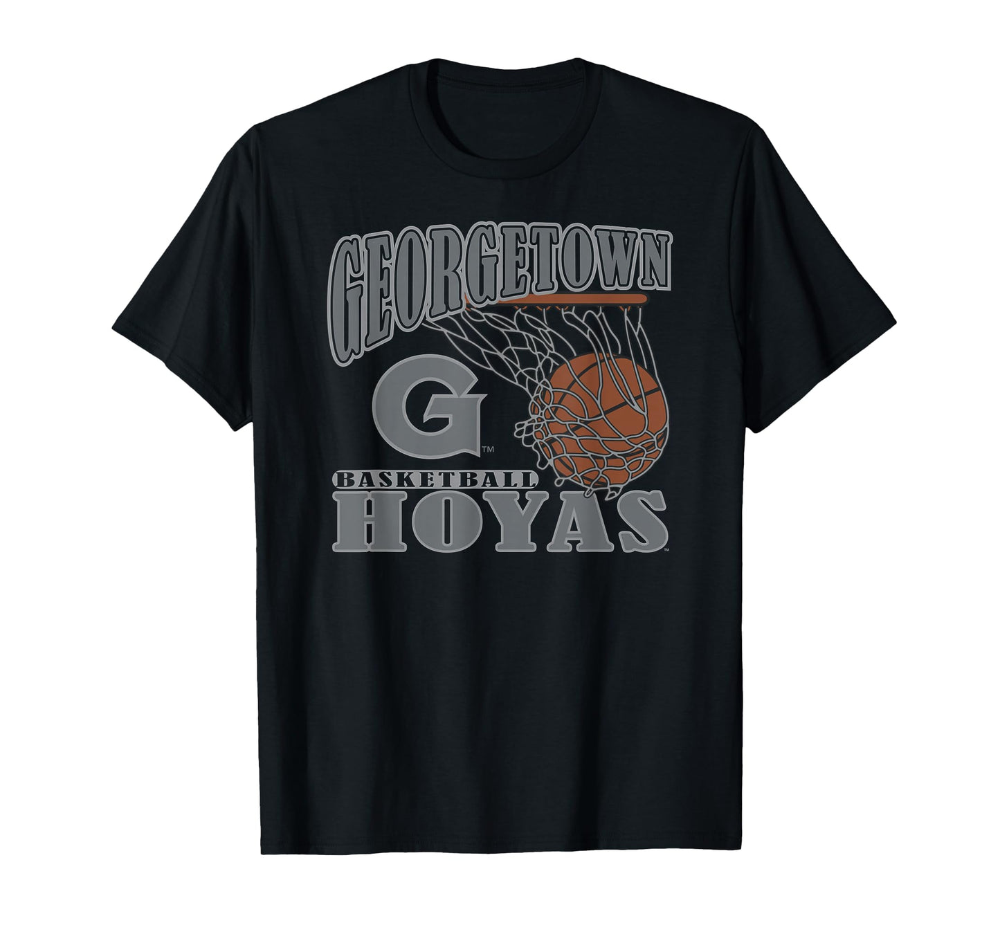 Georgetown Hoyas Basketball Vintage Lift Navy T-Shirt