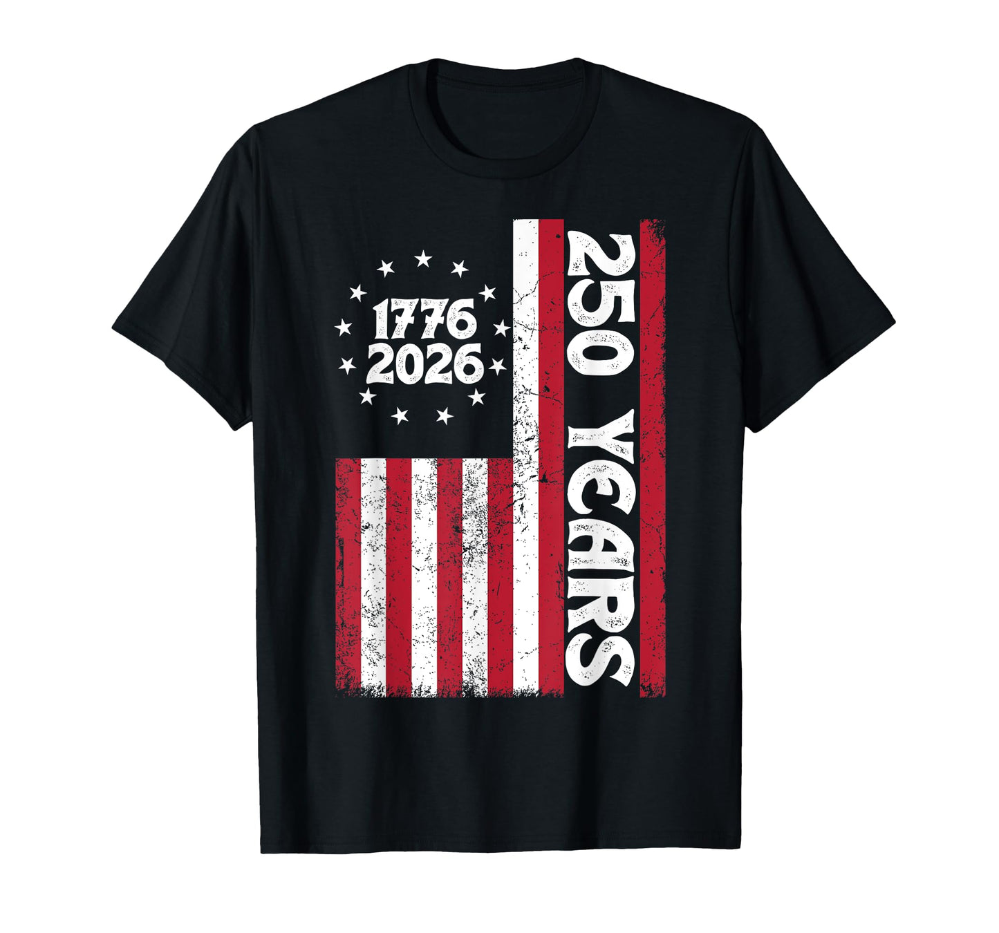 1776-2026 250 Years Patriotic Enthusiast Celebration T-Shirt