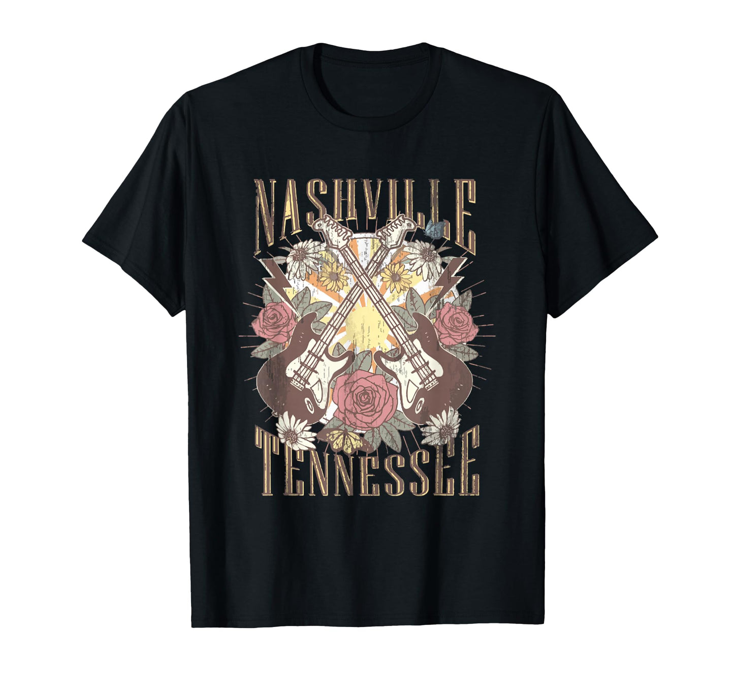 Nashville Country Music City Girls Trip Retro Nash Bash Bach T-Shirt