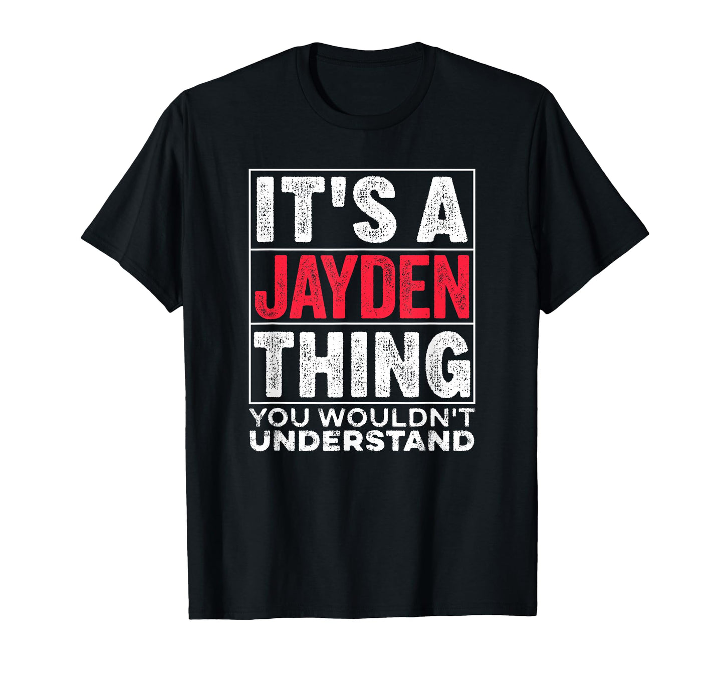 Surname for Jayden T-Shirt
