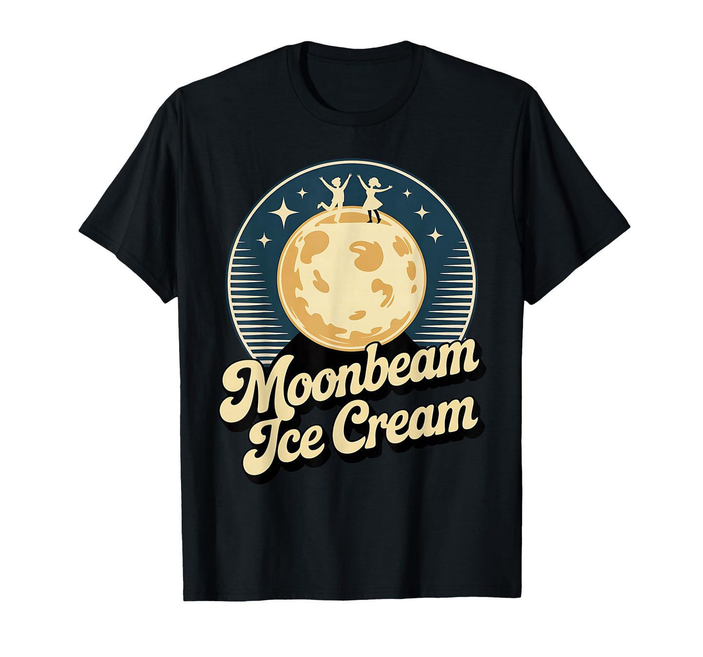 Vintage Moonbeam Ice Cream Retro American Country 50s Vibes T-Shirt