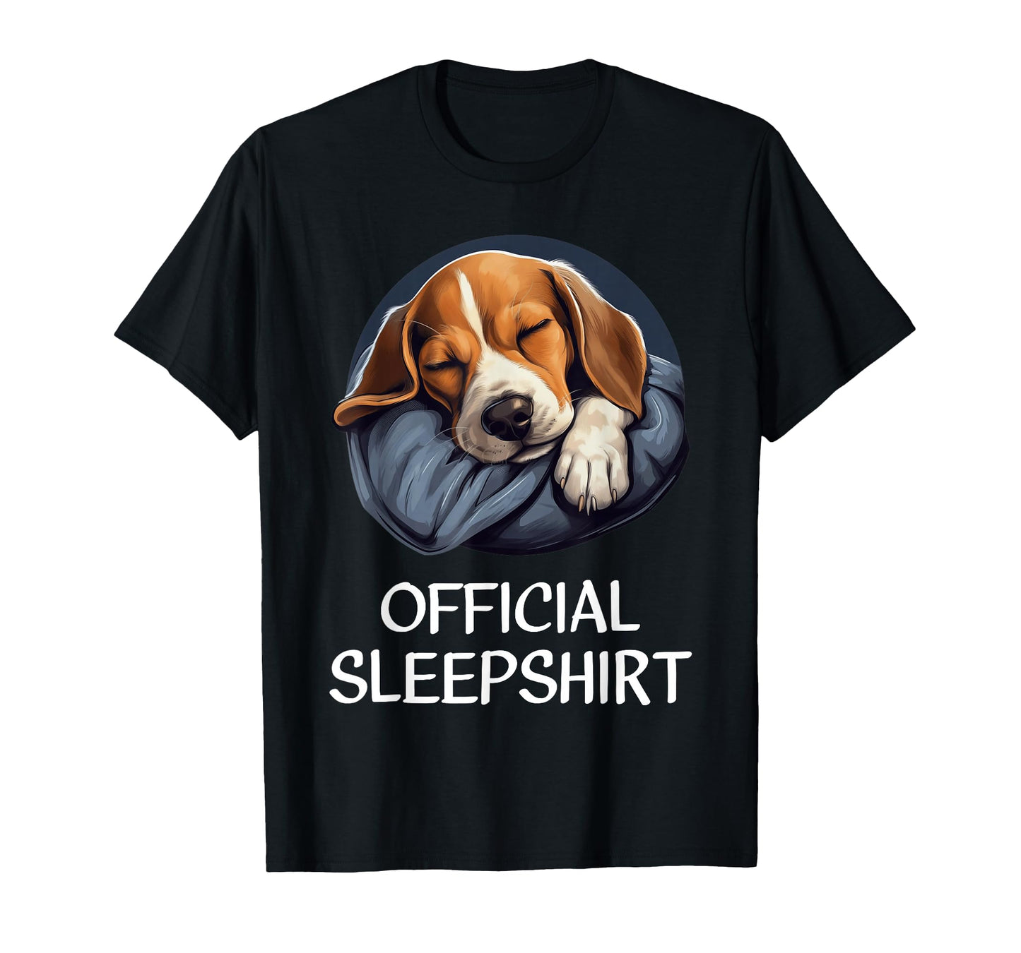 Official Sleep Shirt Beagle Nightshirt Pajama Sleepshirt T-Shirt