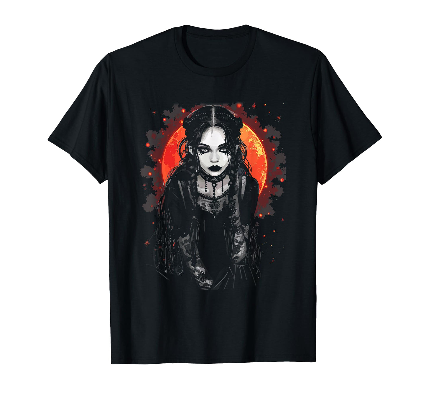 Japanese Gothic Anime Girl Soft Grunge Aesthetic Waifu Otaku T-Shirt
