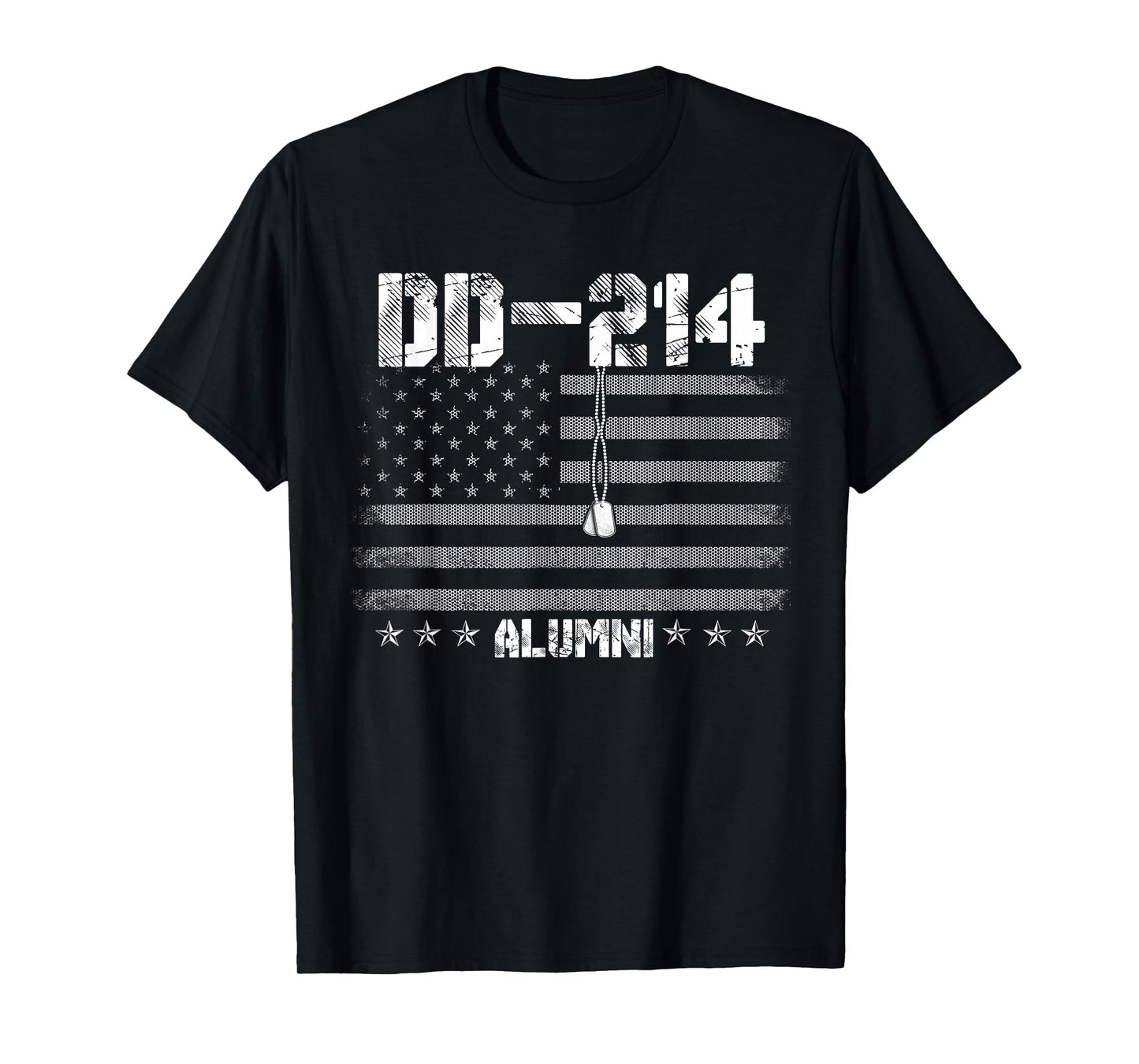Patriotic DD-214 Alumni T-Shirt Military Veteran T-Shirt