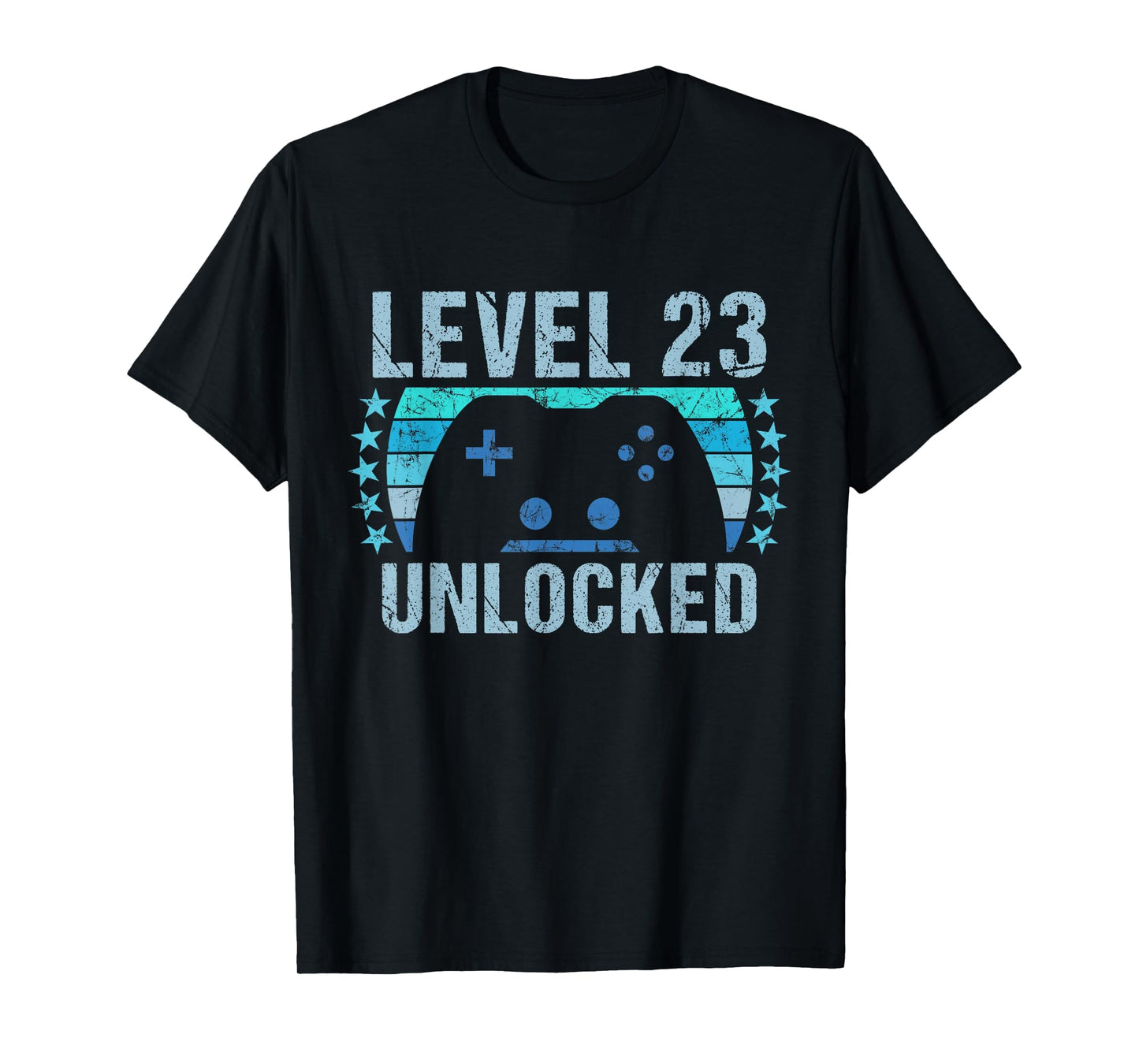 Gaming Vintage 23rd Birthday Gift 23 Year Old Boy Girl Gamer T-Shirt