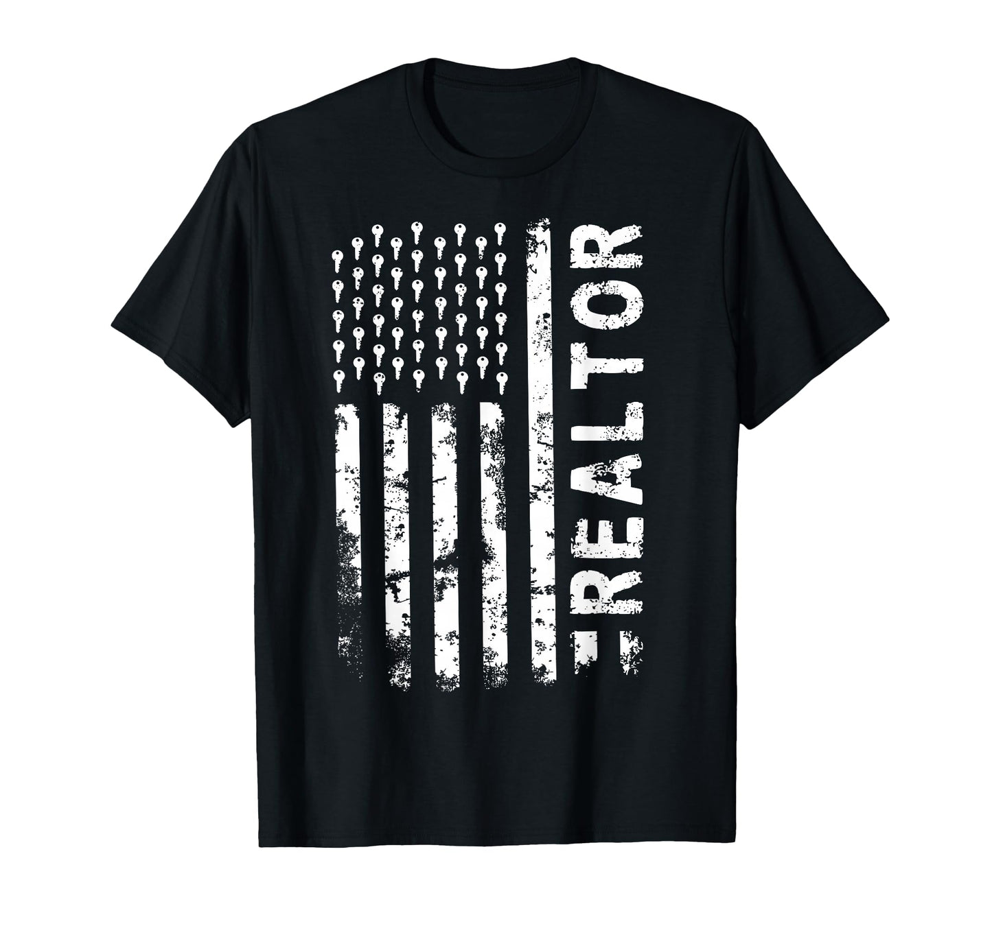Patriotic Realtor Veterans Day USA Flag Real Estate T-Shirt