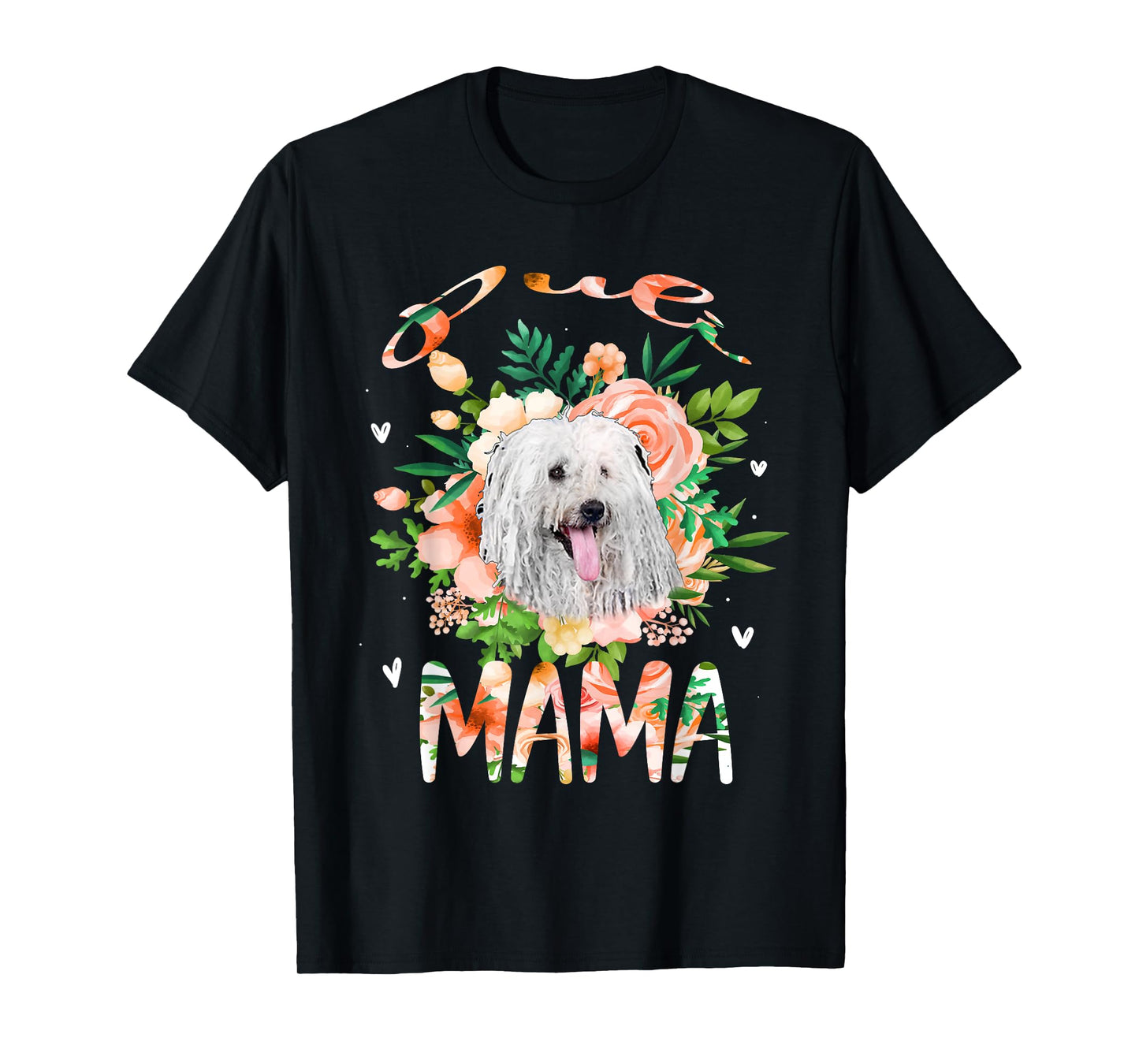 Puli Mama Flower Funny Dog Lover Gift For Mama Men Women Kids T-Shirt