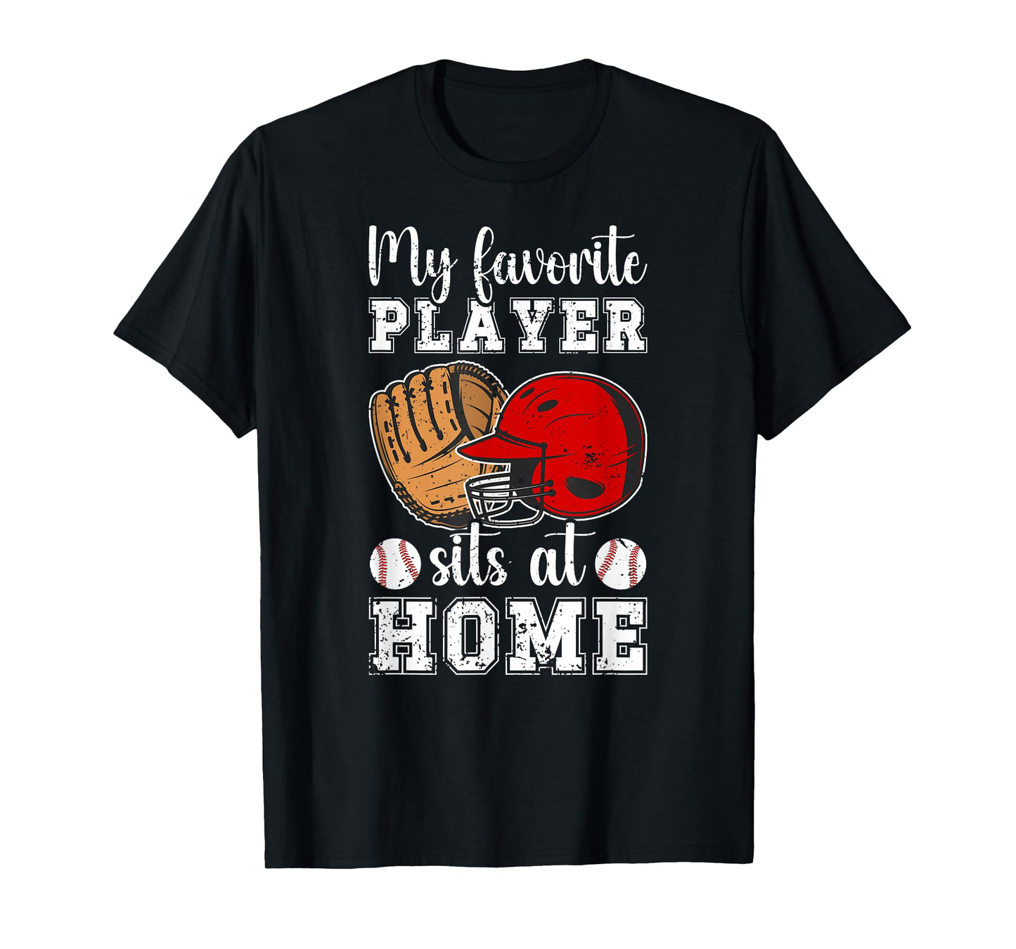 at Home Baseball Catcher Mom of A Baseball Catcher Mother T-Shirt