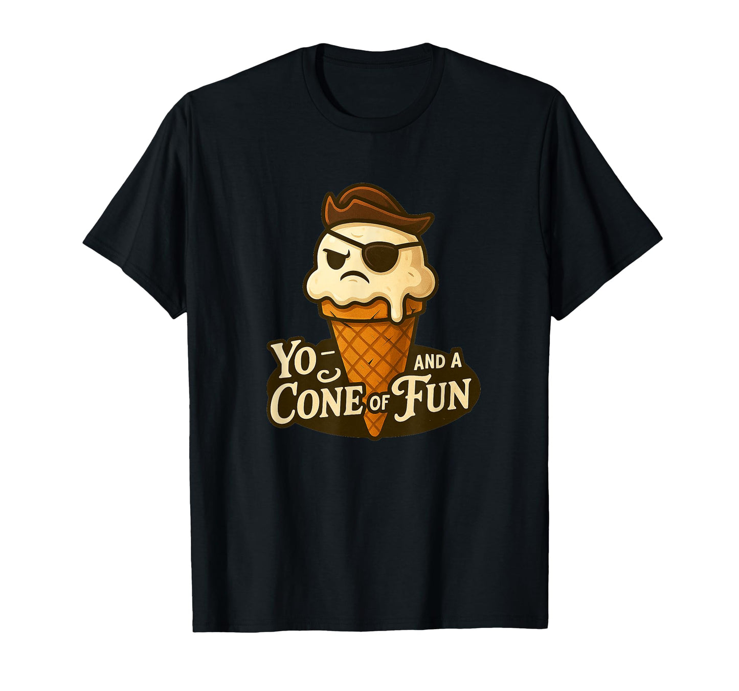 Cool Pirate Ice Cream with Pirate Speech Costume T-Shirt
