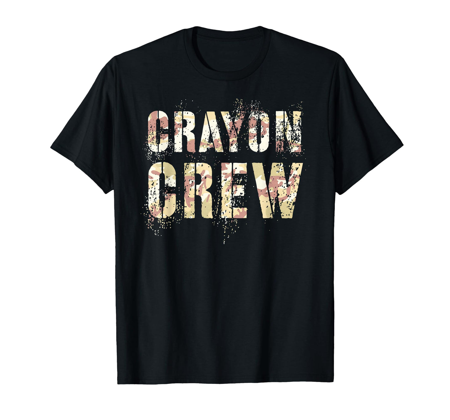 Veteran CRAYON CREW Eater Proud Officer Military Corp Theme T-Shirt