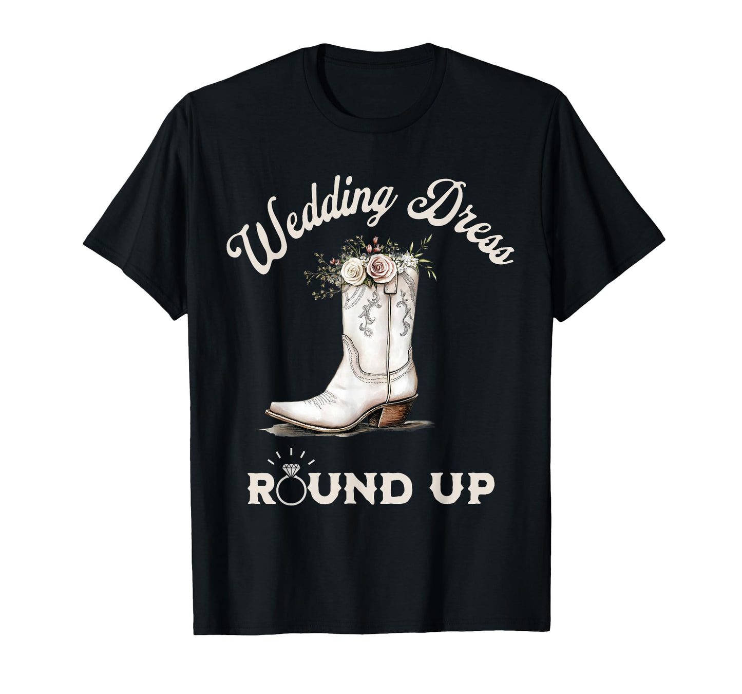 Country Western Wedding Dress Shopping Shirt Bridal Party T-Shirt