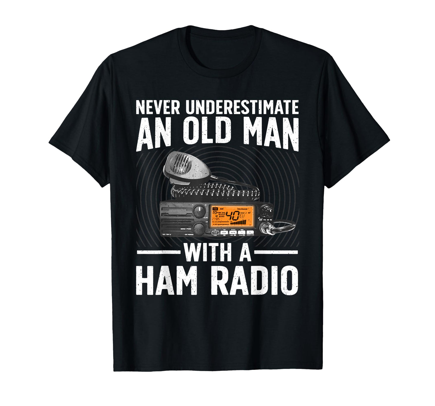 Ham Radio Art for Grandpa Men Amateur Radio Ham Operator T-Shirt