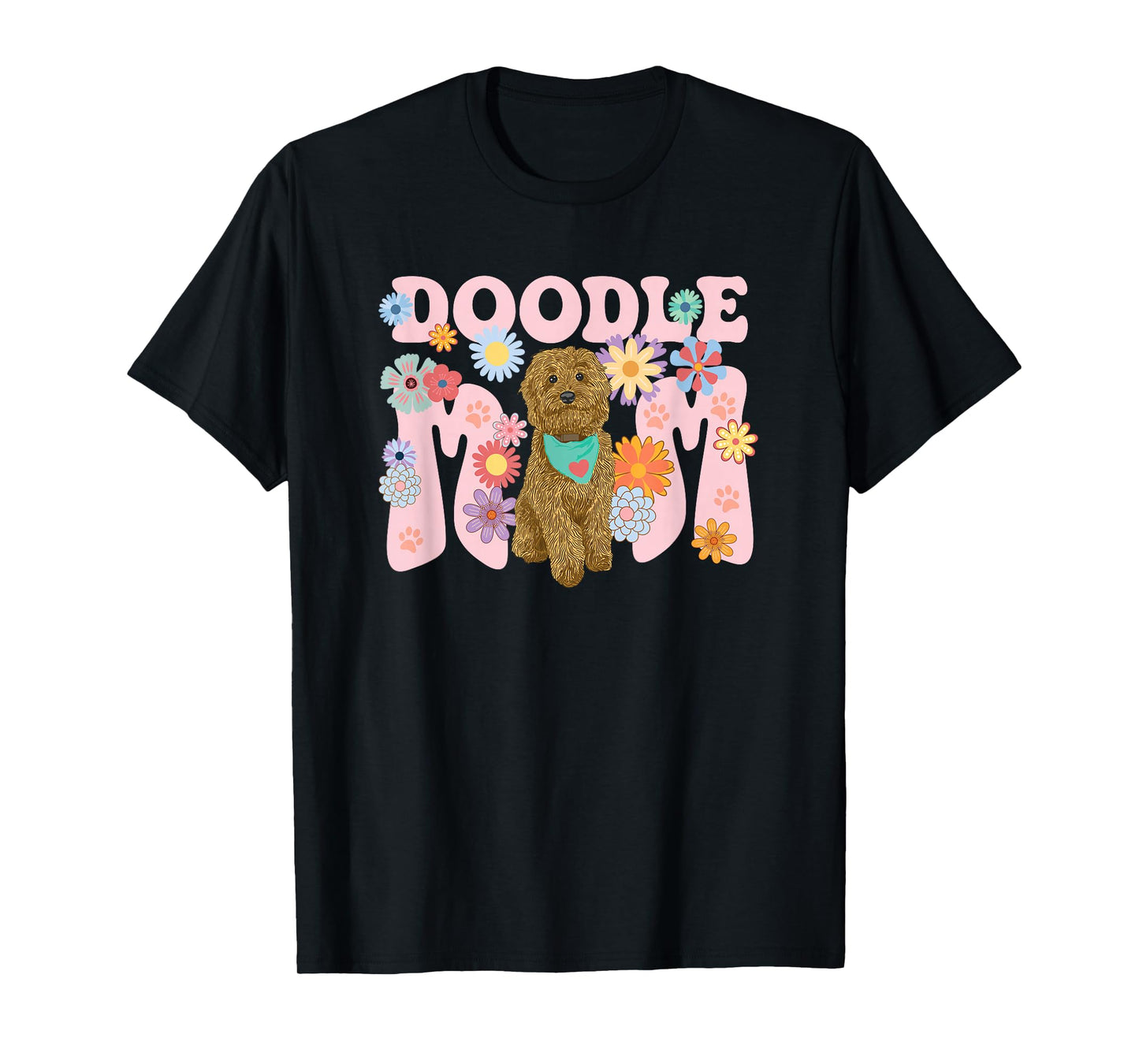 Cute Goldendoodle Doodle Dog Mom Design Women T-Shirt