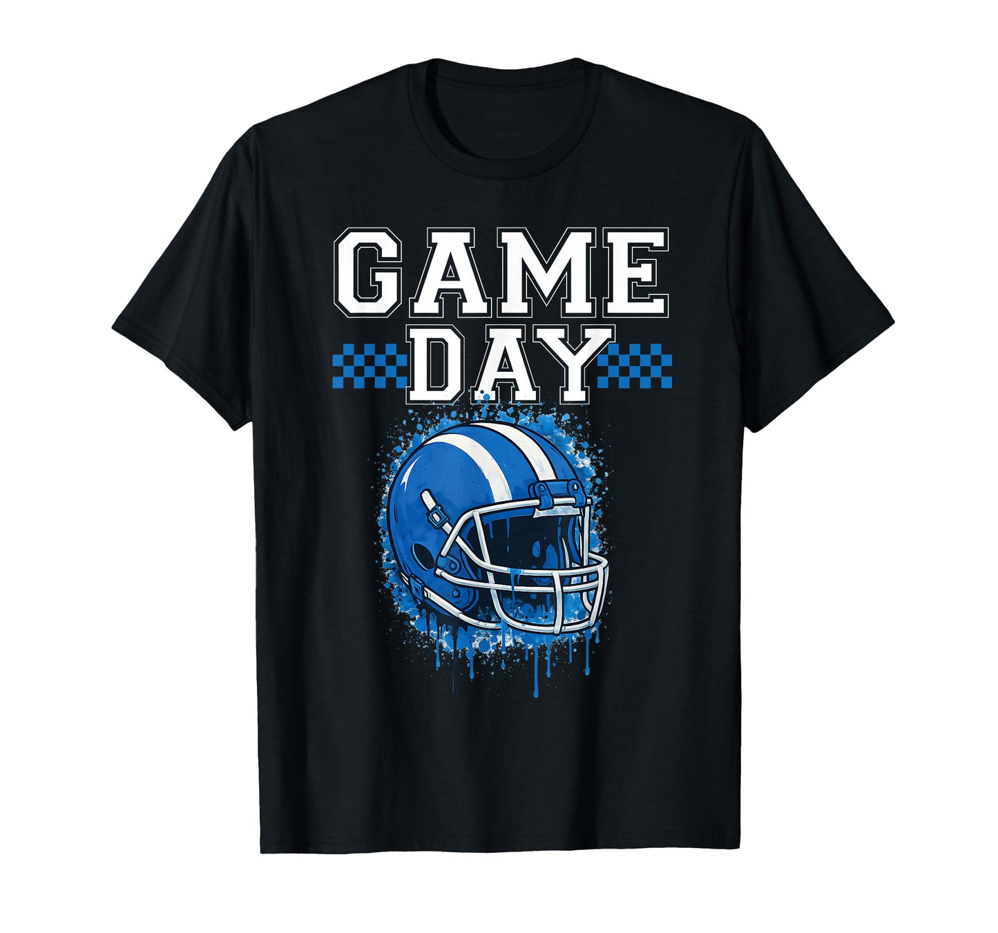 Sports Fan Players Supporters Vintage Game Day Football T-Shirt