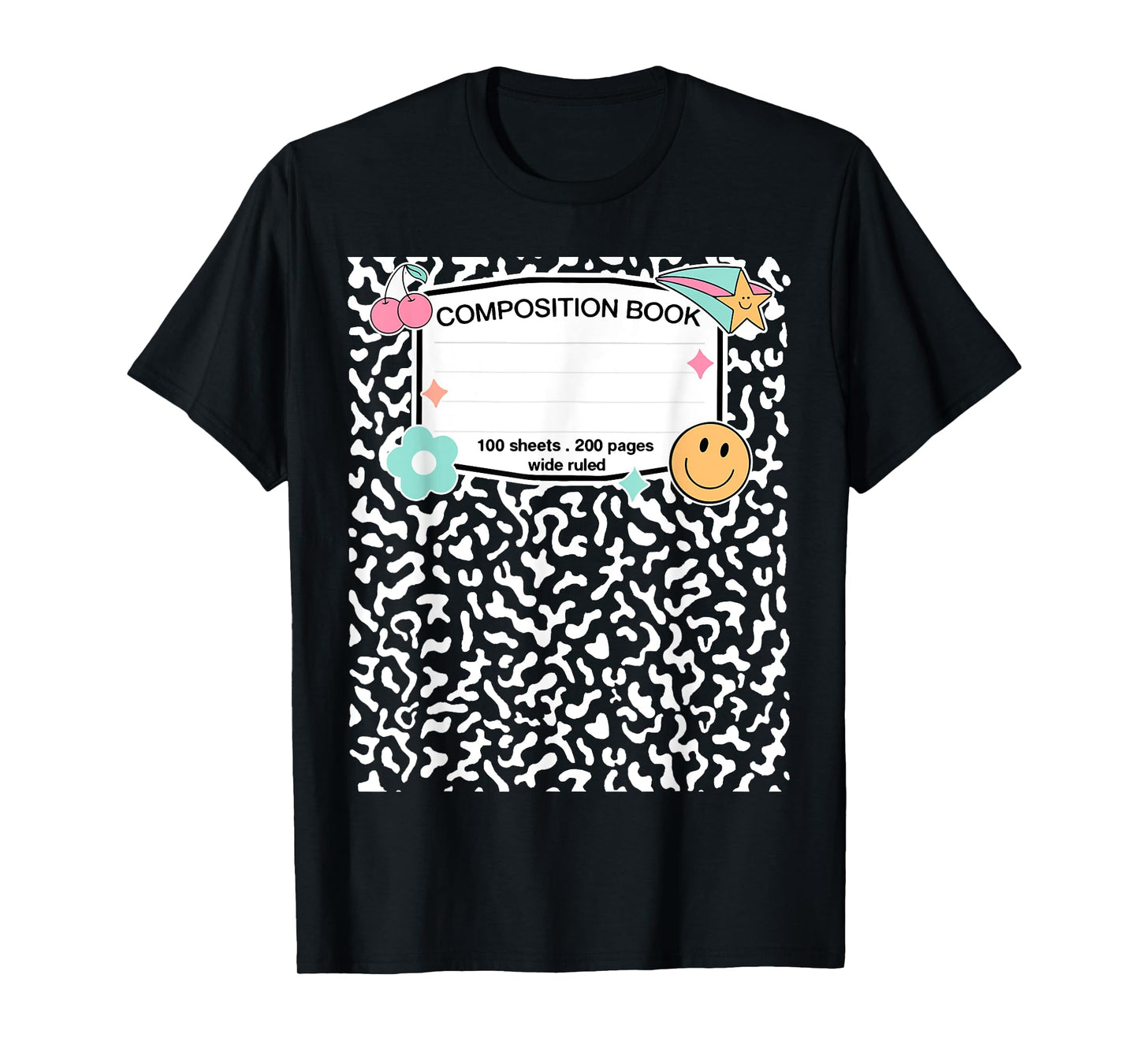 Matching Group Halloween Teacher Composition Book Notebook T-Shirt