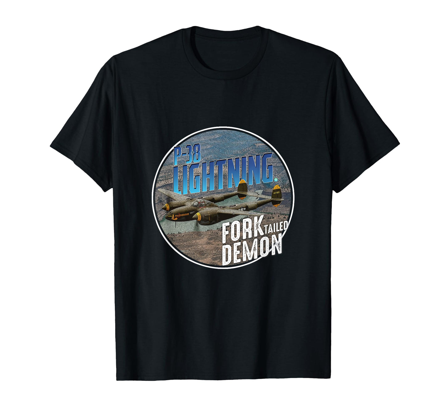P-38 Lighting WW2 Plane Aircraft Aviation WW2 Airplane Gift T-Shirt