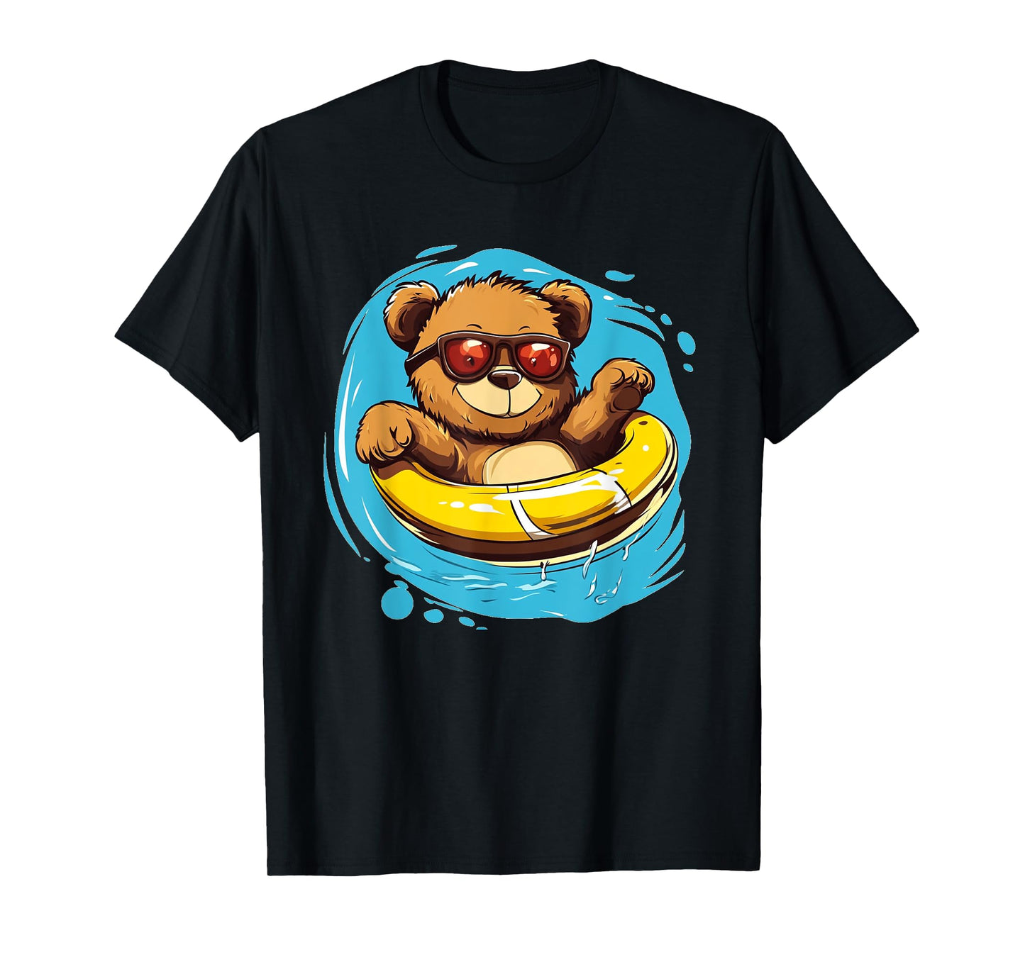 Floating Ring Teddy Bear Costume for Pool Lovers T-Shirt