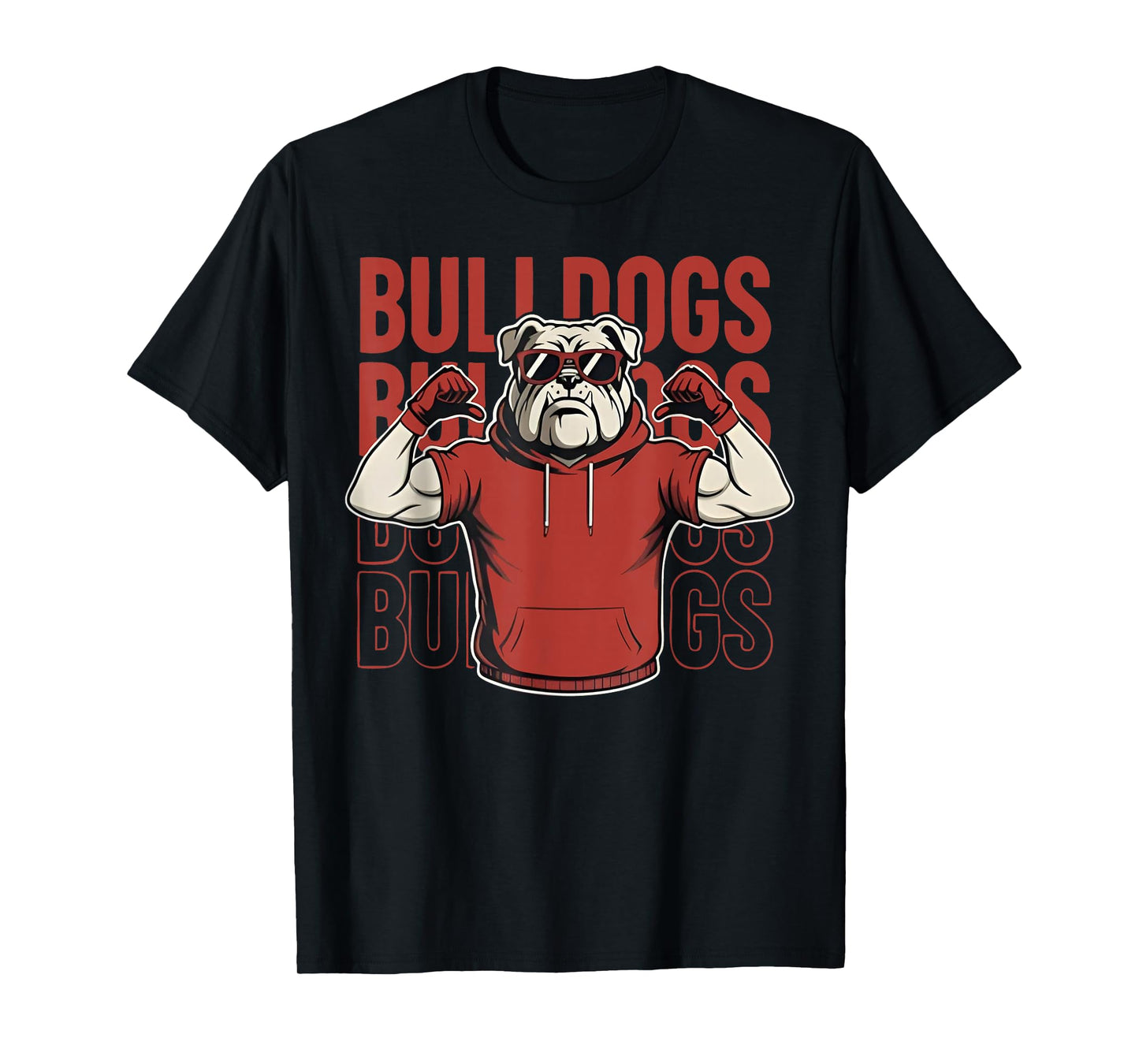 Vintage Cool Bulldog Name Pride Gift for Men Women Kid T-Shirt