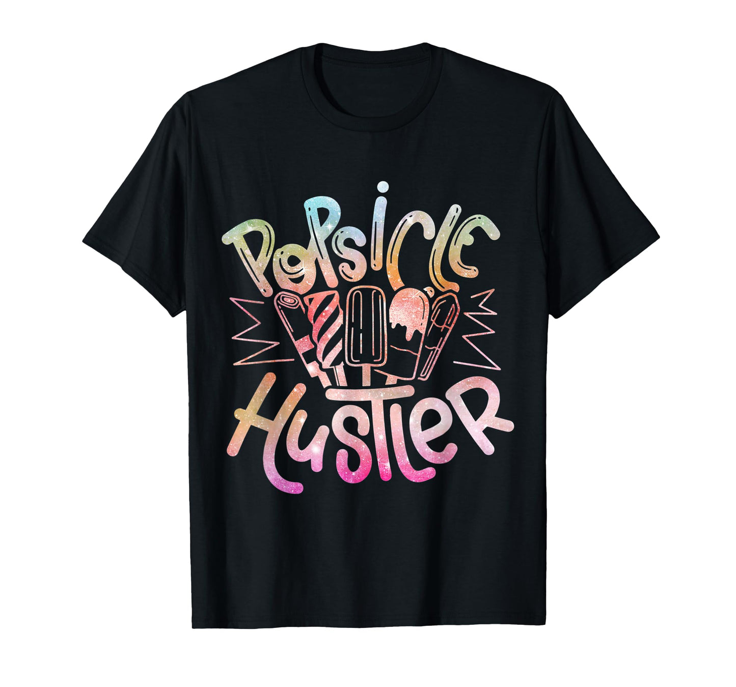 Funny Ice Cream Retro Popsicle Hustler Men Women Kids T-Shirt