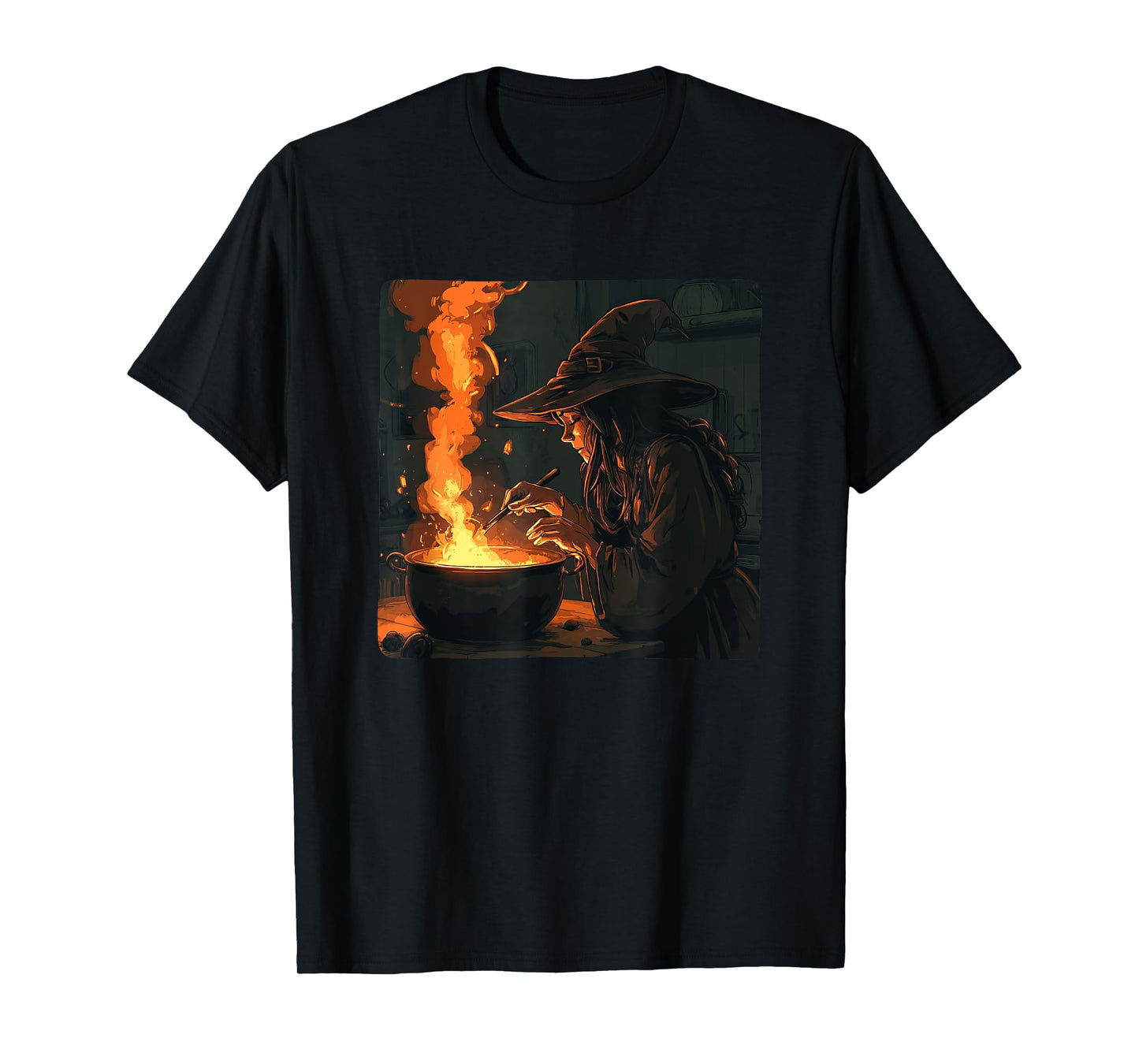 Pretty Witch’s Hilarious Recipe in a Bubbling Cauldron T-Shirt
