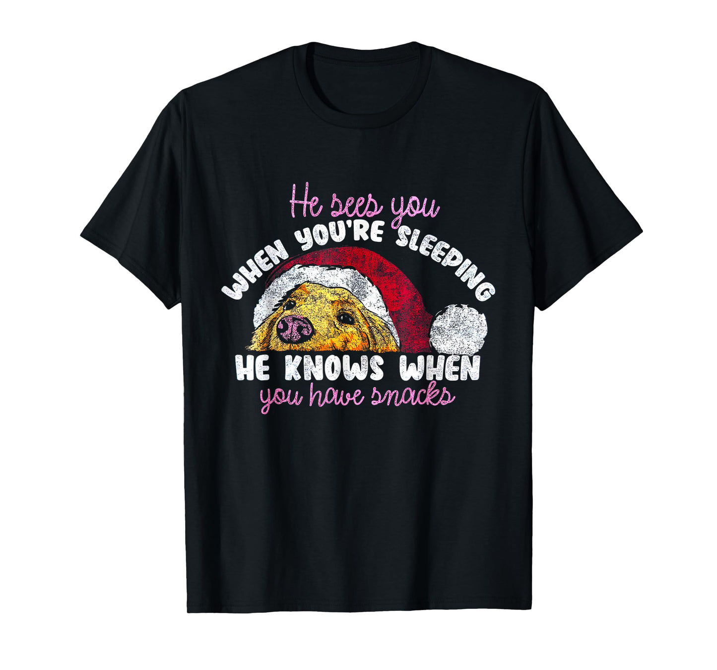 He Sees You When You're Sleeping He Knows When You Have T-Shirt