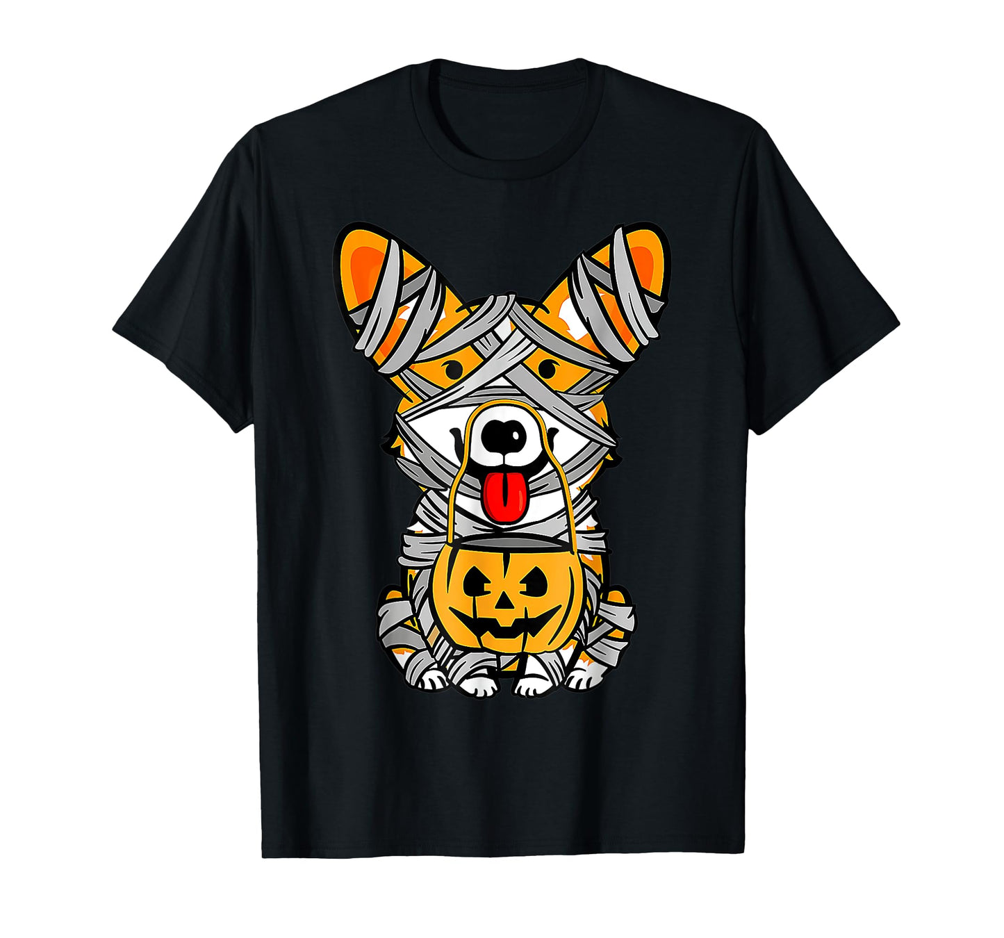 Halloween Cute Welsh Corgi Mummy Dog Lover, Corgi Lovers T-Shirt
