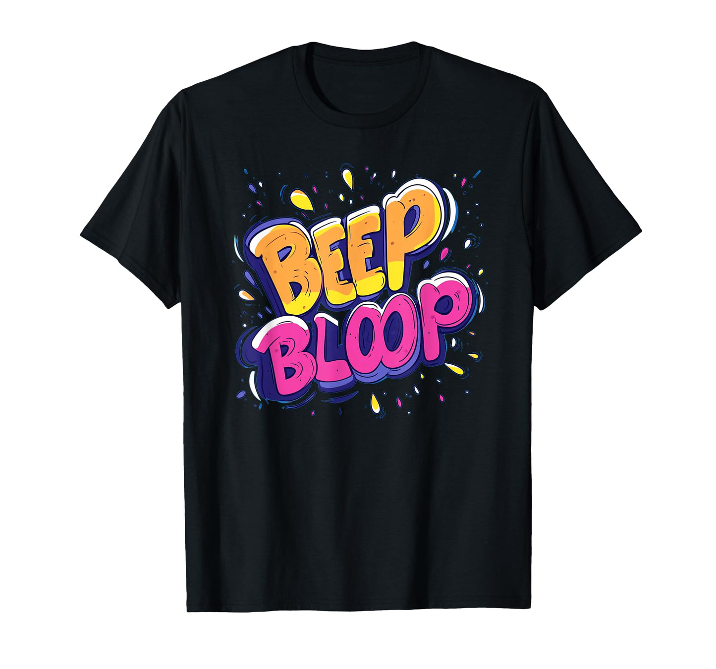 Colorful Beep Bloop Logo T-Shirt