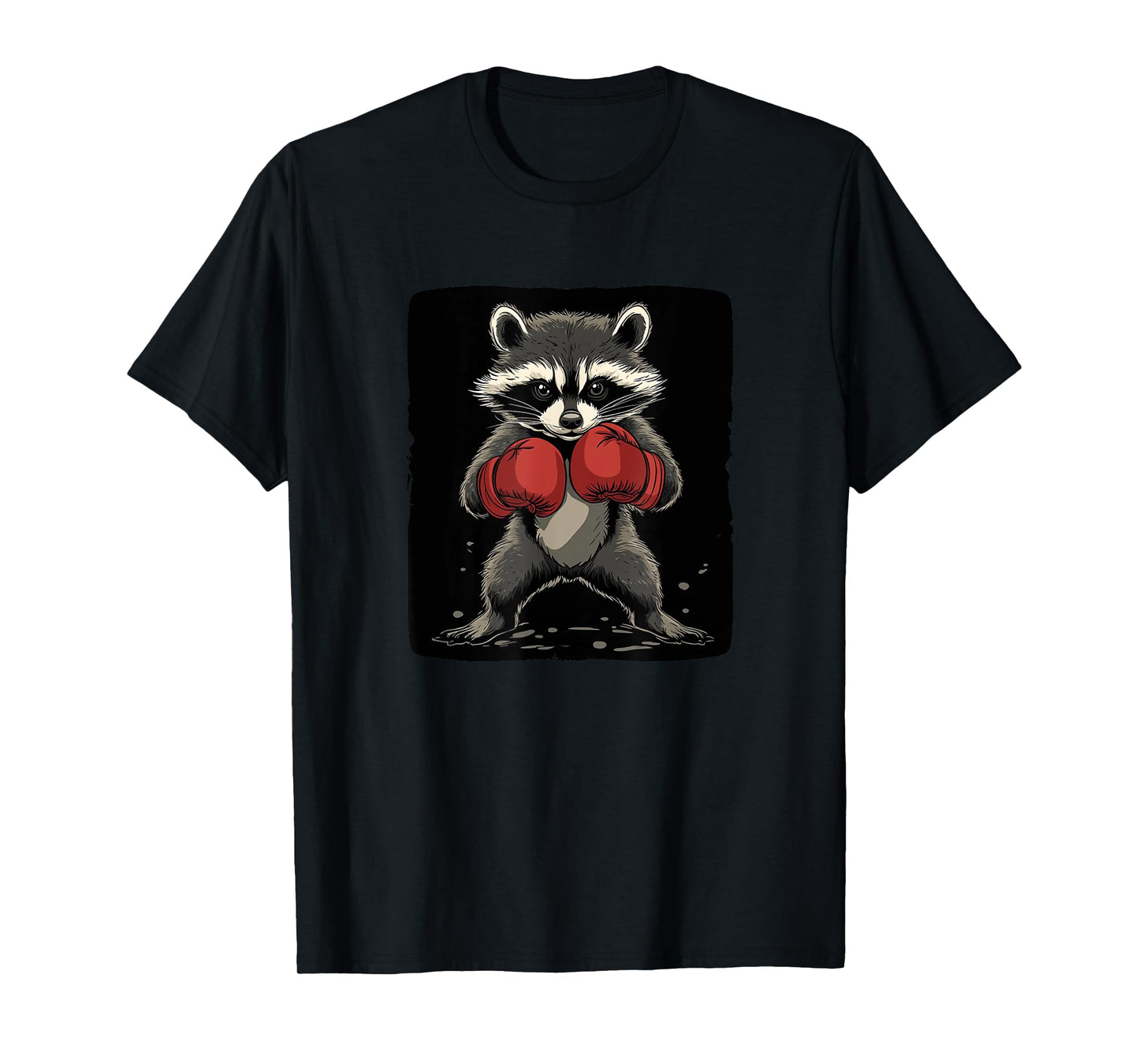 Cute Raccoon with boxing Gloves Costume T-Shirt