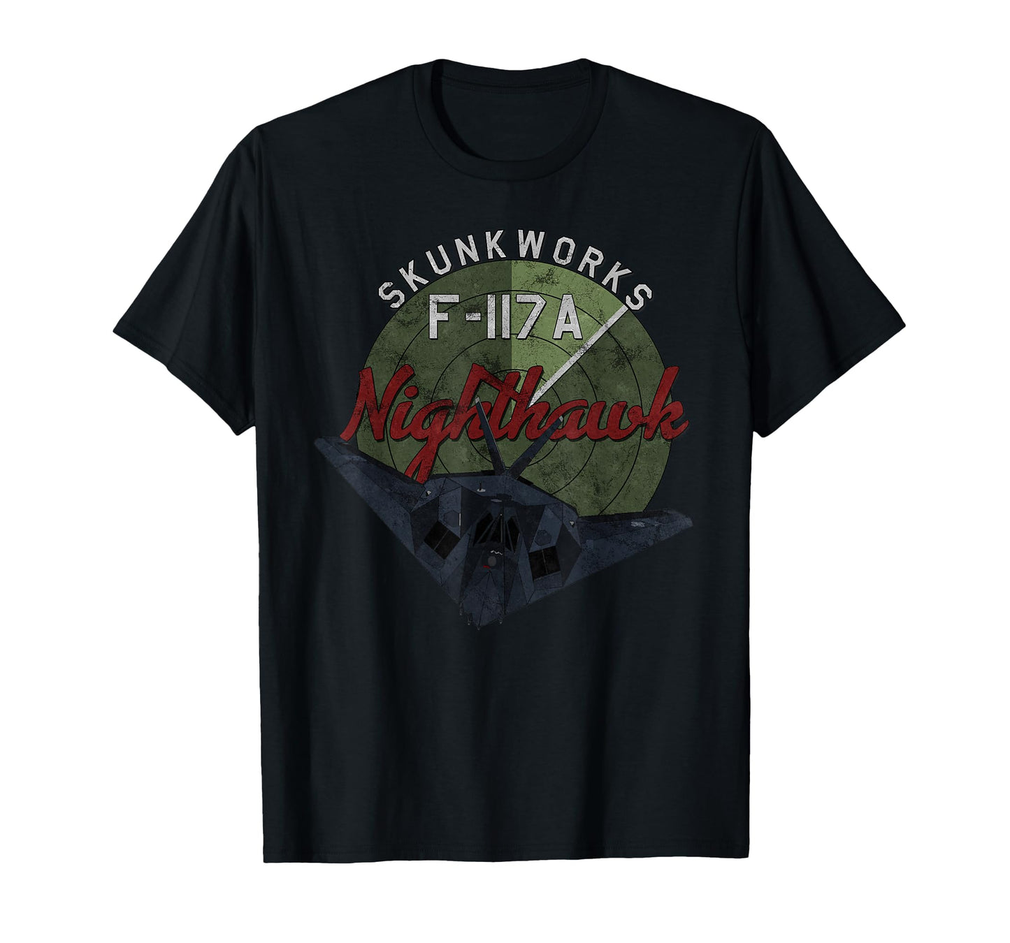 F-117 Nighthawk Stealth Airplane Vintage Distressed T-shirt T-Shirt